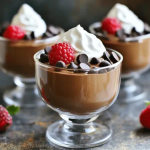 - 1 cup cottage cheese, smoothened - 1/2 cup unsweetened cocoa powder - 1/3 cup honey or maple syrup These main ingredients give this mousse its rich and creamy texture. Cottage cheese is the star here. It adds protein and a smooth base. Unsweetened cocoa powder gives the chocolate flavor without added sugar. Honey or maple syrup sweetens it just right. - 1 teaspoon vanilla extract - 1/2 teaspoon instant coffee - 1/4 cup dark chocolate chips, melted - A pinch of sea salt These optional ingredients enhance the mousse. Vanilla adds warmth. Instant coffee deepens the chocolate flavor. Dark chocolate chips bring richness. A pinch of sea salt balances the sweetness. - Fresh berries - Whipped cream Garnishes make your mousse look pretty and taste better. Fresh berries add color and a fruity kick. Whipped cream offers a light, fluffy contrast. Both options make your dessert feel special. To start, I place the cottage cheese in a blender. I blend it until it is smooth and creamy. This step is key to getting rid of lumps. A smooth texture makes the mousse rich and enjoyable. If the mixture has lumps, the mousse will not be as good. Next, I add the unsweetened cocoa powder to the blender. I also pour in honey or maple syrup for sweetness. Then, I add one teaspoon of vanilla extract. This gives the mousse a nice flavor. I melt dark chocolate chips and add them too. If I want more depth, I add a bit of instant coffee. Finally, I sprinkle in a pinch of sea salt. I blend everything again until the mixture is fully smooth. After blending, I transfer the mousse into small serving bowls. This recipe makes four servings, which is perfect for sharing. I then place the bowls in the fridge. The mousse needs to chill for at least 1 to 2 hours. This chilling time helps the mousse set properly. When it’s time to serve, I add a dollop of whipped cream and some fresh berries on top. This makes the dessert look and taste even better! To get a smooth mousse, blending is key. You want to blend the cottage cheese until it is creamy. This step makes sure there are no lumps. After adding the cocoa powder and sweetener, blend again. This ensures all flavors mix well. Taste the mousse and adjust sweetness as needed. You can add more honey or maple syrup if you like it sweeter. For a great presentation, serve the mousse in small cups. You can top each cup with whipped cream and fresh berries. This adds color and makes it look fancy. Pair the mousse with coffee or tea for a nice touch. The rich chocolate flavor goes well with a warm drink. Cottage cheese has many nutritional benefits. It is high in protein and low in calories. This makes it a great choice for a healthy dessert. The mousse is rich in flavor but still light. You can enjoy it without guilt. Plus, it gives you energy without too many calories. {{image_2}} You can make this mousse even better by adding flavor. One easy way is to use different extracts. Almond extract adds a nice touch. Just add a few drops for a warm, nutty flavor. You can also use flavored cottage cheese. Some brands offer options like strawberry or vanilla. These can change the taste in fun ways. If you want a different kind of sweetness, try agave nectar. It's a natural sweetener that works well. You can also use stevia substitutes. These are great for cutting sugar. Remember, they can be sweeter than honey or syrup, so use less. Want to switch things up with chocolate? You can use white chocolate instead of dark. This gives a sweet, creamy taste. You can also try flavored chocolates. Think mint or orange for a fun twist. Just melt them and mix them in like you do with dark chocolate. After enjoying your cottage cheese chocolate mousse, you might have some left. To keep it fresh, store it in a clean, airtight container. This prevents any odors from other foods in your fridge. The mousse can last up to 3 days in the fridge. Just make sure it stays covered to maintain its creamy texture. Yes, you can freeze mousse! Freezing is a great way to save leftovers for later. To do this, place the mousse in a freezer-safe container. Leave some space at the top for expansion. The mousse can stay in the freezer for up to 2 months. Remember, the texture might change slightly after thawing. To thaw your mousse, move it from the freezer to the fridge. This method keeps it creamy and smooth. Let it sit in the fridge for about 4 to 6 hours. Avoid microwaving it, as this can ruin the texture. If you need to speed things up, you can thaw it at room temperature for about an hour. Just remember to enjoy it quickly after thawing! Yes, you can make this mousse dairy-free. Use silken tofu or a dairy-free cream cheese as a substitute for cottage cheese. Both options provide a creamy texture without dairy. You can also try using nut-based yogurts, like almond or cashew yogurt, for a tasty twist. The mousse needs to chill for at least 1 to 2 hours. This chilling time allows the flavors to meld and the mousse to firm up. If you want a firmer texture, you can chill it longer. Just keep an eye on it to avoid freezing. You can use sugar instead of honey or maple syrup. However, sugar may alter the texture and sweetness level. Start with less sugar, as it can be sweeter than liquid sweeteners. Always taste and adjust as needed. Yes, you can make this recipe in advance. Prepare the mousse one day ahead and store it in the fridge. Just remember to keep it covered to avoid any odors from the fridge. This way, you can enjoy a delicious dessert without last-minute stress. This blog post shared a simple recipe for chocolate mousse using cottage cheese. You learned about the main and optional ingredients, while also exploring tips for the perfect texture. Variations and storage options were covered to help you customize your mousse. Remember, you can make this dessert your own. Whether you want it dairy-free or flavored differently, the choices are yours. Enjoy making this easy, tasty treat, and share it with others!