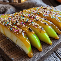 - 4 medium-sized apples (Granny Smith or your choice) - 1 cup granulated sugar - 1/4 cup unsalted butter - 1/2 cup heavy cream - 1 teaspoon vanilla extract - 1/2 teaspoon sea salt - Optional toppings: Chopped nuts (peanuts, almonds, or walnuts), sprinkles, mini chocolate chips - Best apples for caramel: Granny Smith, Honeycrisp, Fuji When making caramel apple slices, choosing the right apples is key. I suggest using Granny Smith apples. They balance the sweet caramel with a tart bite. Honeycrisp and Fuji apples also work great. The crunch adds texture to your treat. For the caramel, you need simple ingredients. Granulated sugar is your base. Butter adds richness, while heavy cream makes it smooth. A bit of vanilla gives a nice aroma. Sea salt enhances the flavor too. Optional toppings let you get creative. Chopped nuts add crunch. Sprinkles bring color, and mini chocolate chips add sweetness. Use what you love! Gather these ingredients before you start cooking. This way, you will have everything ready to go. You'll save time and enjoy the process. Happy cooking! - Wash and dry the apples. - Core and slice the apples into wedges. - Prevent browning with lemon juice. Start by washing the apples well. I like to use cold water to clean them. After drying, take a knife and core each apple. Slice them into wedges, about half an inch thick. This size makes them easy to dip. To keep them fresh, place the slices in a bowl of cold water with a splash of lemon juice. This step stops the apples from turning brown. - Melting the butter and combining with sugar. - Cooking until bubbly. - Adding heavy cream and stirring until thick. Now, let’s make the caramel. Grab a medium saucepan and put it on medium heat. Melt the butter and then add the granulated sugar. Stir it well and cook for three to five minutes. You want the sugar to melt and become bubbly. Carefully pour in the heavy cream while stirring. The mixture will bubble up, so watch out! Keep stirring for five to seven minutes until it thickens. Once done, remove it from heat and mix in the vanilla extract and sea salt. - Dip apple slices in caramel. - Let excess caramel drip off. - Add optional toppings before caramel sets. Next, take your apple slices out of the lemon water and pat them dry. Dip each slice into the warm caramel. Let any extra caramel drip off back into the pan. Now, place the caramel-coated slices on a parchment-lined baking sheet. Before the caramel sets, you can sprinkle on nuts, sprinkles, or mini chocolate chips for a fun twist. To make the best caramel, cook it at medium heat. This helps the sugar melt slowly and evenly. Aim for a temperature of 240°F (115°C). This is the soft-ball stage. The right consistency is smooth and thick. If it's too runny, cook it longer. If it's too hard, you can add a bit more cream and heat it gently. For caramel apples, I recommend using Granny Smith or Honeycrisp apples. They are tart and hold up well to the caramel. Organic apples are great if you want fewer pesticides. Conventional apples work too, but wash them well before use. Caramel apple slices pair well with vanilla ice cream or whipped cream. You can also serve them with brownies for a fun dessert combo. For drinks, a warm cider or a cold glass of milk goes perfectly with these sweet treats. {{image_2}} You can make your caramel apple slices even more fun by adding chocolate. Drizzle melted chocolate on top of the caramel. It adds a nice touch and makes them look fancy. You can also use flavored chocolates. Try dark chocolate for a rich taste or white chocolate for a sweeter treat. Nuts can bring a great crunch to your slices. You can use chopped peanuts, almonds, or walnuts. Each nut has its own flavor, making each bite unique. If you want a twist, try using flavored or spiced nuts. Cinnamon or chili-spiced nuts can give your apples an exciting kick. You can change the flavor of your caramel to match the seasons. For fall, add spices like cinnamon or nutmeg to the caramel. This gives it a warm taste, perfect for chilly days. In summer, you can add fruits like berries or peaches to the mix. This adds freshness and a burst of color to your treat. - Store your caramel apple slices in an airtight container. - They stay fresh in the fridge for up to 2 days. Keeping them sealed helps prevent moisture and air from ruining the caramel. You want your treats to stay delicious and crunchy. If you don’t eat them all quickly, check every day to ensure they still taste great. - Yes, you can freeze caramel apple slices. - Wrap each slice in plastic wrap or foil before freezing. Freezing them preserves the taste, but the texture changes. The caramel may become grainy when thawed, so enjoy them fresh when possible. If you freeze them, eat them within a month for the best flavor. - Look for a change in color or a slimy texture. - If they smell off, it’s best to throw them away. Always check for signs of spoilage before eating. Fresh apple slices should feel crisp and firm. If they start to look dull or feel mushy, they have gone bad. Store them properly to maintain their freshness and enjoy your delightful treat longer! To keep caramel soft and smooth, work with warm caramel. Here are some tips: - Use low heat: Cook the caramel over medium heat to control its temperature. - Add cream slowly: When adding heavy cream, do it slowly while stirring to keep it warm. - Cover it: If you need to pause, cover the caramel to trap heat. - Reheat if needed: If the caramel sets, gently reheat it on low to soften. These steps help you have a perfect, gooey caramel every time. Yes, you can use store-bought caramel. Some great options are: - Caramel sauce: Look for a thick sauce in jars. Brands like Hershey's or Smucker’s work well. - Caramel candies: Unwrap and melt them according to package directions. - Squeeze packs: They are easy to use and perfect for drizzling. These options save time and still taste great with apple slices. Serving caramel apple slices can be fun and creative. Here are some tips: - Arrange nicely: Place slices on a fancy plate or wooden board for a nice look. - Add toppings: Sprinkle nuts, mini chocolate chips, or sprinkles for extra flair. - Serve with dips: Offer extra caramel or a chocolate sauce for dipping. - Use sticks: Insert popsicle sticks for easy handling. These ideas make your caramel apple slices a hit at any gathering. To make great caramel apple slices, I shared essential tips and steps. From choosing the best apples to perfecting your caramel, these details matter. Don't forget to experiment with toppings and flavors. Remember to store your slices carefully to keep them fresh. Enjoy making these treats—your friends and family will love them! Create your tasty twists and share your results!