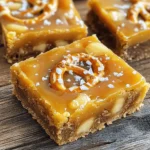 - 1 cup unsalted butter, melted - 1 cup brown sugar, packed - ½ cup granulated sugar - 3 large eggs - 2 teaspoons vanilla extract - 2 cups all-purpose flour - 1 teaspoon baking powder - ½ teaspoon baking soda - ½ teaspoon salt - 1 cup pretzel pieces, roughly crushed - 1 cup caramel sauce, store-bought or homemade - ½ cup chocolate chips (optional) - Sea salt flakes for topping For the best taste, I recommend using brands known for quality. - Butter: Land O’Lakes or Challenge for rich flavor. - Sugars: Domino or C&H for consistent sweetness. - Vanilla Extract: Nielsen-Massey for pure vanilla goodness. - Flour: King Arthur Flour for reliable baking. - Caramel Sauce: Smucker’s or homemade for that perfect drizzle. You can make this recipe fit your needs. Here are some swaps: - Butter: Use coconut oil for a dairy-free option. - Sugars: Replace granulated sugar with coconut sugar for a healthier choice. - Eggs: Use flax eggs (1 tablespoon flaxseed meal + 2.5 tablespoons water per egg) for a vegan version. - Flour: Swap all-purpose flour with gluten-free flour for a gluten-free treat. - Pretzels: Use gluten-free pretzels to maintain the gluten-free status. These changes keep the taste while fitting different diets. Enjoy making these bars your own! Start by heating your oven to 350°F (175°C). This step is key for even baking. Next, take a 9x13 inch baking pan. Grease it lightly and line it with parchment paper. Leave some paper hanging over the edges. This will help you lift the blondies out later. In a large bowl, combine 1 cup of melted unsalted butter, 1 cup of packed brown sugar, and ½ cup of granulated sugar. Whisk them together until smooth. This mix should look glossy. Now, add 3 large eggs, one at a time. Make sure to whisk well after each egg. Finally, stir in 2 teaspoons of vanilla extract until it blends fully. In another bowl, whisk together 2 cups of all-purpose flour, 1 teaspoon of baking powder, ½ teaspoon of baking soda, and ½ teaspoon of salt. Gradually mix these dry ingredients into the wet mixture. Stir until just combined; do not overmix. Now, gently fold in 1 cup of crushed pretzel pieces. If you want, add ½ cup of chocolate chips for extra taste. Pour half of the batter into the prepared baking pan. Spread it evenly across the bottom. Next, drizzle half of the caramel sauce over this layer. Carefully spoon the rest of the batter on top and spread it out gently. Then, drizzle the rest of the caramel sauce over the batter. Use a knife to swirl it for a nice marbled look. Place the pan in the preheated oven. Bake for 25-30 minutes. To check if they are done, insert a toothpick into the center. It should come out with a few moist crumbs. Once baked, let the blondies cool in the pan for about 10 minutes. After that, lift them out using the parchment paper and let them cool completely on a wire rack before cutting into bars. To get soft and chewy blondies, use melted butter. This helps keep them moist. Mix the sugars well with the butter. You want a smooth and creamy mix. When you add the flour, don’t overmix. Stir just until you see no flour. This keeps the blondies light and tender. Start with sugar and heat it slowly. Stir it often to avoid burning. Once it melts, add butter and cream. Mix it until smooth. If you want a richer flavor, add a pinch of sea salt. You can make the sauce ahead of time and store it in the fridge. Just warm it up before you use it. Keep an eye on your baking time. Check for doneness at 25 minutes. If a toothpick comes out with a few moist crumbs, they are ready. If they bake too long, they will dry out. Remember to let them cool in the pan for a bit. This helps them stay soft as they cool. {{image_2}} You can make your blondie bars even better by adding nuts. Chopped pecans or walnuts give a nice crunch. You can also use different types of chocolate. Dark chocolate adds a rich flavor, while white chocolate gives a sweet touch. Mix and match until you find your favorite combo. If you need a gluten-free treat, use almond flour or a gluten-free blend. Just swap the all-purpose flour in the recipe. The bars will still be soft and tasty. Keep an eye on the baking time, as gluten-free flour may change the texture a bit. Want to change the flavor? Try adding almond or coconut extract to the batter. You can also top the bars with crushed pretzels, nuts, or drizzles of extra caramel. These small changes can make a big difference. Don’t be afraid to get creative and make it your own! To keep your blondies fresh, store them in an airtight container. Line the container with parchment paper. This helps avoid sticking. Place the blondies in a single layer. If you need more than one layer, add more parchment paper in between. This keeps them from squishing together. Store them at room temperature for easy access. Freezing blondies is simple. First, let them cool completely. Then, cut them into squares. Wrap each square tightly in plastic wrap. Place the wrapped blondies in a freezer-safe bag. Make sure to remove extra air before sealing. You can freeze them for up to three months. When you want to enjoy one, just take it out and let it thaw at room temperature. When stored properly, blondies last about one week at room temperature. You can also keep them in the fridge for longer freshness. If you serve them cold, they taste great. For a warm treat, pop them in the microwave for a few seconds. Just be careful not to overheat them. The warm caramel will melt in your mouth! Yes, you can use salted pretzels if you like. Just remember to lower the salt in the recipe. Salted pretzels add a nice crunch and a salty kick. This makes the sweet caramel even better. You might enjoy the extra flavor they bring. The blondies are done when a toothpick comes out with a few moist crumbs. This means they are baked just right. If the toothpick is clean, the blondies might be overcooked. They will also look slightly golden on the edges. Let them cool slightly before cutting. These blondie bars go great with ice cream or whipped cream. A scoop of vanilla ice cream on top adds a creamy touch. Other desserts like brownies or cookies also work well. You can even serve them with fresh fruit for a nice balance. Yes, you can make these bars ahead of time. They taste great the next day too! Just store them in an airtight container. You can also freeze them for longer storage. They will still taste yummy when thawed. In this blog post, we explored how to make Salted Caramel Pretzel Blondie Bars step by step. We covered essential ingredients, including top brands and substitutes for dietary needs. I shared tips for texture and homemade caramel. You learned about fun variations and storage tips for these tasty treats. Remember, the key to success is careful prep and knowing your oven. Try these blondies for a delightful treat, and enjoy experimenting with your own flavors. Happy baking!