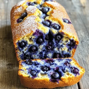 - 2 cups all-purpose flour - 1 cup fresh or frozen blueberries - 1/2 cup granulated sugar - 1/4 cup brown sugar, packed - 1 teaspoon baking powder - 1/2 teaspoon baking soda - 1/2 teaspoon salt - 1/2 cup unsalted butter, melted - 2 large eggs - 1 teaspoon vanilla extract - 1/2 cup buttermilk or milk with lemon juice - Optional: Zest and juice of 1 lemon The ingredients for this blueberry muffin loaf are simple and easy to find. You start with two cups of all-purpose flour. This gives your loaf a nice structure. Next, you need one cup of fresh or frozen blueberries. These little gems add sweetness and a burst of flavor. When using frozen blueberries, make sure to thaw and drain them to avoid extra moisture. For sweetness, use half a cup of granulated sugar and a quarter cup of packed brown sugar. The brown sugar gives depth and a hint of caramel flavor. In the baking essentials, you have one teaspoon of baking powder. This helps your loaf rise and become fluffy. A half teaspoon of baking soda and a half teaspoon of salt balance the flavors. You also need half a cup of unsalted butter. Melt it and let it cool slightly before adding. This will keep your loaf moist and rich. For the liquid ingredients, you will use two large eggs. They bind everything together. One teaspoon of vanilla extract adds a warm, inviting aroma. You can use half a cup of buttermilk or milk with a little lemon juice to create a tangy flavor. Lastly, if you want a fresh twist, add the zest and juice of one lemon. It brightens up the loaf and complements the blueberries perfectly. - Preheat the oven to 350°F (175°C). - Grease or line a 9x5-inch loaf pan. First, you need to set your oven. A hot oven helps the loaf rise well. Greasing the pan or using parchment paper makes it easy to remove later. - Combine flour, sugars, baking powder, baking soda, and salt in a bowl. In a big bowl, mix the flour, both sugars, baking powder, baking soda, and salt. This step is key. It makes sure all dry parts blend well. - Mix melted butter, eggs, vanilla extract, buttermilk, and optional lemon ingredients. In another bowl, whisk together melted butter, eggs, vanilla extract, buttermilk, lemon zest, and lemon juice if you like. This mix adds moisture and flavor to your loaf. - Mix wet and dry ingredients; fold in blueberries. Now, pour the wet mix into the dry mix. Stir gently until just combined. Be careful not to overmix. Then, fold in the blueberries. This step adds bursts of flavor throughout the loaf. - Pour batter into the pan, decorate with blueberries. - Bake for 50-60 minutes; check doneness with a toothpick. Pour the batter into your prepared pan. You can sprinkle a few blueberries on top for a nice look. Bake for 50-60 minutes. Use a toothpick to check. If it comes out clean, the loaf is done. - Cool in the pan, then transfer to a wire rack. Once baked, let the loaf cool in the pan for about 10 minutes. Then, move it to a wire rack to cool completely before slicing. This helps keep the loaf from getting soggy. To make your loaf shine, avoid overmixing the batter. Mixing too much can make it tough. Stir just until you see no dry flour. This keeps the loaf soft and light. Next, ensure even distribution of blueberries. Gently fold them into the batter. This helps each slice have its share of fruit without breaking them. For a pretty finish, dust the loaf with powdered sugar. You can also drizzle it with a lemon glaze. This adds flavor and makes it look special. Pair your slice with tea or coffee. The warm drink brings out the flavors in the loaf. Using old baking powder or baking soda can ruin your loaf. Check the dates on your baking supplies. Fresh ingredients rise better and give a nice texture. If you use frozen blueberries, adjust your baking time. Thaw and drain them to avoid extra moisture. This keeps your loaf from becoming soggy. {{image_2}} You can make your blueberry muffin loaf more exciting. Adding nuts like walnuts or pecans gives a nice crunch. These nuts add protein and healthy fats. They also bring a rich flavor that pairs well with blueberries. You might also try spices like cinnamon or nutmeg. A pinch of cinnamon can warm the loaf. Nutmeg adds a sweet, earthy taste. Both spices complement the blueberries perfectly. If you need a gluten-free option, use gluten-free flour. Many brands work well in this recipe. They can give you a soft and tasty loaf without the gluten. For a dairy-free option, try using almond milk or coconut milk. Simply mix it with a bit of lemon juice. This creates a buttermilk substitute. It keeps the loaf moist while meeting dietary needs. Seasonal fruits can change the loaf's flavor. Swap out blueberries for strawberries or raspberries. Both fruits are sweet and juicy. They bring a fresh taste to your loaf. You can enjoy different flavors all year round! After baking, let your blueberry muffin loaf cool completely. You can store it at room temperature for up to three days. Use an airtight container to keep it fresh. If you live in a warm area, consider putting it in the fridge. This helps avoid mold. Just remember that the loaf may dry out faster in the fridge. To freeze your loaf, first wrap it tightly in plastic wrap. Then, place it in a freezer bag or an airtight container. This keeps out air and prevents freezer burn. When you want to enjoy it, thaw the loaf in the fridge overnight. You can also leave it out on the counter for a few hours. Warm it up in the oven for a few minutes for a fresh taste. For the best taste and texture, eat your blueberry muffin loaf within a week. If stored properly, it can last longer, but the flavor may fade. If you notice any off smells or mold, it’s best to throw it away. Enjoying the loaf fresh will always give you the best experience. Baking the blueberry muffin loaf takes about 50 to 60 minutes. To check if it is done, insert a toothpick into the center. If it comes out clean, your loaf is ready. The top should be golden brown, and the loaf should spring back when lightly touched. Yes, you can use frozen blueberries. Just thaw and drain them before adding to the batter. This helps to avoid excess moisture. Frozen blueberries may burst more during baking, which can add a nice color to your loaf. You can make a quick substitute by mixing regular milk with lemon juice. For every half cup of buttermilk, use half a cup of milk and add half a tablespoon of lemon juice. Let it sit for five minutes to thicken. You can also use plain yogurt or plant-based milk for non-dairy options. A soggy loaf may feel heavy or dense. Check for a wet or gummy center with a toothpick. If you mix the batter too much, it can also lead to a soggy texture. Make sure to mix until just combined for the best results. In this article, we explored how to make a delicious blueberry muffin loaf. We covered key ingredients, step-by-step instructions, tips to perfect your loaf, and fun variations to try. Remember, avoid overmixing and choose fresh ingredients for the best flavor. Whether you enjoy it warm with tea or save some for later, this loaf is sure to please. Baking can be simple and fun, so get creative!