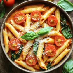 To make Roasted Red Pepper One Pot Pasta, you will need: - 12 oz penne pasta - 3 large roasted red peppers (jarred or homemade) - 4 cloves garlic, minced - 1 medium onion, diced - 2 cups vegetable broth - 1 cup heavy cream - 1 teaspoon dried basil - 1 teaspoon dried oregano - Salt and pepper to taste - 1 cup cherry tomatoes, halved - 1 cup fresh spinach - ½ cup grated Parmesan cheese (optional) - Olive oil for drizzling You can add more flavor and fun with these: - Fresh basil leaves for garnish - Red pepper flakes for a spicy kick - Cooked chicken or shrimp for protein - Other veggies, like zucchini or bell peppers If you need to change things up, here are some swaps: - Use whole wheat pasta for added fiber. - Almond milk or coconut cream can replace heavy cream for a lighter option. - Any broth works; chicken or beef can replace vegetable broth. - Use nutritional yeast instead of Parmesan for a vegan option. Start by making the roasted red pepper sauce. Take your roasted red peppers, garlic, and vegetable broth. Add them to a blender. Blend until smooth. This creates a creamy, rich sauce that will coat your pasta. Use jarred peppers for ease or roast your own for extra flavor. Next, grab a large pot or Dutch oven. Heat a drizzle of olive oil over medium heat. Add the diced onion. Sauté until it turns translucent, about 3 to 4 minutes. This step builds a great flavor base for your dish. The smell will be amazing! Now, it's time to add the sauce. Pour in your blended roasted red pepper sauce. Stir in the heavy cream, dried basil, oregano, salt, and pepper. Mix well. Then, add the penne pasta. Stir to coat it evenly. Bring the mixture to a gentle simmer. Cover the pot and cook for about 10 to 12 minutes. Stir occasionally until the pasta is al dente. Once done, mix in the cherry tomatoes and fresh spinach. Cook for another 2 minutes, just until the spinach wilts. If you want, add grated Parmesan cheese and stir until it melts. Enjoy the creamy goodness! To get the best flavor in your Roasted Red Pepper One Pot Pasta, use fresh ingredients. Fresh garlic and onions bring out the best taste. If you can, roast your own peppers. It adds a deep, sweet flavor that jarred ones can't match. Blend the roasted peppers well for a smooth sauce. This helps the flavors mix well with the pasta. Cook the penne pasta in the sauce. This way, it absorbs all the flavor. Stir the pasta often while cooking. This helps prevent it from sticking to the pot. When cooking, taste the pasta a minute or two before the time is up. You want it al dente, which means it should be firm but not hard. This keeps your pasta from getting mushy. When serving, use deep bowls to hold the creamy pasta. Sprinkle extra Parmesan cheese on top for a nice touch. A drizzle of olive oil adds shine and flavor. For a pop of color, add fresh basil leaves as a garnish. You can also add some halved cherry tomatoes on top for extra flair. Serve it hot for the best experience! {{image_2}} You can add protein to your Roasted Red Pepper One Pot Pasta for extra flavor. Chicken, shrimp, or sausage works well. Cook the protein before adding it to the pot. For chicken, cook diced pieces until golden brown. For shrimp, sauté until pink. Stir it in at the end for a hearty meal. You can also use canned chickpeas for a plant-based option. To make this dish vegan or dairy-free, swap the heavy cream. Use coconut cream or cashew cream instead. Both options give a rich taste, just like heavy cream. Replace the Parmesan cheese with nutritional yeast for a cheesy flavor. This keeps your dish creamy and tasty without dairy. You can boost flavor by adding seasonal veggies. In spring, toss in fresh asparagus or peas. In summer, try zucchini or bell peppers. In fall, add roasted butternut squash or kale. Just chop the veggies and add them when the pasta is almost done. They will cook quickly and stay vibrant. This keeps your meal fresh and colorful. To keep your Roasted Red Pepper One Pot Pasta fresh, let it cool first. Use an airtight container to store the leftovers. Place the pasta in the fridge for up to 3 days. If you want to keep it longer, consider freezing it. When you're ready to enjoy your leftovers, heat them gently. You can use a microwave or a pot on the stove. For the microwave, place the pasta in a bowl and cover it. Heat for 1-2 minutes, stirring halfway. If using the stove, add a splash of water or broth. Stir as it warms to keep it creamy. If you choose to freeze your pasta, pack it in a freezer-safe container. Leave some space for expansion. It can last up to 3 months in the freezer. To reheat, thaw in the fridge overnight. Then, follow the reheating instructions. This way, you’ll have a quick meal ready to go! Yes, you can use different pasta shapes. Fusilli, farfalle, or even spaghetti work well. Each type gives a unique texture. Just keep an eye on cooking times, as they may vary. Choose a pasta shape that you enjoy most! To add heat, use red pepper flakes or diced jalapeños. Stir them in when you sauté the onions. You can also add hot sauce to the sauce blend for more kick. Adjust to your taste, and feel free to experiment! Yes, you can use gluten-free pasta. Many brands offer great options that cook well. Substitute vegetable broth with a gluten-free version too. Just check labels to ensure all ingredients are gluten-free. Enjoy your creamy pasta without worry! This article covered how to make a delicious pasta dish with a roasted red pepper sauce. You learned about key ingredients, options for customization, and how to swap items based on what you have. The step-by-step guide walked you through each stage, from preparing the sauce to cooking the pasta. I shared tips for great flavor and perfect presentations. At the end, you learned ways to store leftovers and heat them up. Explore different variations for protein, vegan options, and seasonal veggies. Enjoy your cooking!
