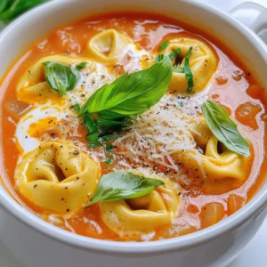 - 1 can (28 oz) crushed tomatoes - 4 cups vegetable broth - 2 cups frozen cheese tortellini - 1 medium onion, diced - 3 cloves garlic, minced The main ingredients form the base of your soup. The crushed tomatoes give a rich flavor. The vegetable broth adds depth. Frozen cheese tortellini makes it hearty and fun. Diced onion and minced garlic bring out the sweetness. These fresh flavors blend well in the slow cooker. - 1 teaspoon Italian seasoning - 1 cup heavy cream - 1 cup fresh basil, chopped - 1 tablespoon olive oil - Salt and pepper to taste Seasoning is key. Italian seasoning adds warmth and earthiness. Heavy cream creates a velvety texture. Fresh basil adds brightness. Olive oil enhances the flavors. Salt and pepper help balance everything. These simple touches make your soup shine. - Grated Parmesan cheese - Additional herbs or spices If you want to boost the flavor, add grated Parmesan cheese. It brings a salty, nutty taste that complements the soup. You can also add more herbs or spices. Try thyme or oregano for an extra kick. These options let you customize your soup to your liking. First, gather your ingredients. You will need to work with fresh veggies and tomatoes. In your slow cooker, add: - 1 medium onion, diced - 3 cloves garlic, minced - 1 can (28 oz) crushed tomatoes - 4 cups vegetable broth - 1 teaspoon Italian seasoning - Salt and pepper to taste Next, drizzle 1 tablespoon of olive oil over the mix. Stir well to combine everything. This base will set the rich flavor for your soup. Now, it’s time to cook your soup. Cover the slow cooker with its lid. You can choose to cook on low for 4 hours or on high for 2 hours. Both methods will yield a delicious result. Avoid opening the lid too often. Each time you do, heat escapes. This prolongs the cooking time. Keep the lid on for the best outcome. When your base is ready, it’s time to add the frozen tortellini. After your initial cooking time, toss in 2 cups of frozen cheese tortellini. Cook for an additional 30 minutes on high, or until the tortellini is tender. Once the tortellini is soft, stir in 1 cup of heavy cream and 1 cup of chopped fresh basil. Mix well and let it heat through for about 5 to 10 minutes. This will create that creamy texture everyone loves. Taste your soup and adjust the seasoning if needed. Add more salt and pepper for extra flavor. To get a smooth and creamy soup, add the cream at the end of cooking. This keeps it from cooking too long and curdling. Stir the cream in gently over low heat. This helps blend it well. If you want an even richer soup, try using half and half instead of heavy cream. Taste your soup after it cooks. You might want more salt or pepper. If you like a strong flavor, add more Italian seasoning. Fresh herbs add depth, so try adding thyme or oregano. You can also mix in a bit of garlic powder for extra taste. After cooking, let your slow cooker cool before cleaning. Use warm soapy water to wash the pot. If food sticks, soak it in warm water. This makes cleanup easier. To prevent sticking next time, lightly coat the pot with olive oil before adding your ingredients. {{image_2}} You can easily make this soup vegetarian or vegan. To replace heavy cream, use coconut milk or cashew cream. These give a rich taste. For cheese, try nutritional yeast or vegan cheese. Both options add flavor and keep it plant-based. Want to make your soup heartier? Add chicken or sausage. For chicken, use rotisserie chicken for ease. Just shred it before adding to the slow cooker. If you prefer sausage, choose Italian sausage. Cook it first, then slice, and toss it in. Adding protein boosts the meal and makes it filling. You can switch up the tortellini for fun. Look for different flavors like spinach or roasted garlic. You can even use gluten-free tortellini if needed. Each type brings a new taste to the soup, keeping your meals exciting. To keep your soup fresh, store it in the fridge. Let the soup cool first. Place it in an airtight container. This helps prevent spills and keeps it safe from other odors. Use the soup within three to four days for the best taste. You can reheat your soup in two ways: microwave or stovetop. For the microwave, place a bowl in and heat for 1-2 minutes. Stir halfway to ensure even heating. If you choose the stovetop, pour the soup into a pot. Heat it over medium-low heat, stirring often. This keeps the creamy texture nice and smooth. To freeze your soup, let it cool completely. Pour it into freezer-safe bags or containers. Leave a little space at the top, as the soup will expand when frozen. For the best quality, use it within three months. When ready to eat, thaw it in the fridge overnight. You can also use the microwave for quick thawing. Just make sure to stir it well after thawing to keep it creamy. Yes, you can make this soup on the stovetop. It is quick and easy. For stovetop cooking, follow these steps: - Sauté the onion and garlic in a pot for about 5 minutes. - Add the crushed tomatoes, vegetable broth, and seasoning. - Bring to a boil, then reduce the heat and simmer for 20 minutes. - Add the frozen tortellini and cook for another 5-7 minutes. - Stir in the heavy cream and basil, heating through. The stovetop method takes about 30-35 minutes total. In contrast, the slow cooker takes 4 hours on low or 2 hours on high. You can tell when the tortellini is cooked by checking a few signs: - The pasta should be tender but still firm, not mushy. - Look for the tortellini to float to the top of the soup. - Taste a piece to ensure it has that perfect bite. Perfectly cooked tortellini adds the right texture to your soup. Yes, you can use dried basil instead of fresh. However, the flavor will differ. Fresh basil has a bright, vibrant taste. Dried basil is more concentrated and less fresh. If you use dried basil, use one-third of the amount called for with fresh. So, if the recipe says 1 cup of fresh basil, use about 1/3 cup of dried basil. Add it earlier in the cooking process to let the flavors meld. This blog post covered how to make a delicious tortellini soup in a slow cooker. We discussed key ingredients like crushed tomatoes, vegetable broth, and fresh herbs. You learned step-by-step instructions, tips for creaminess, and ways to customize the soup. Remember, you can swap ingredients to suit your taste or dietary needs. In conclusion, this soup is versatile and easy to prepare. Enjoy making it your own!