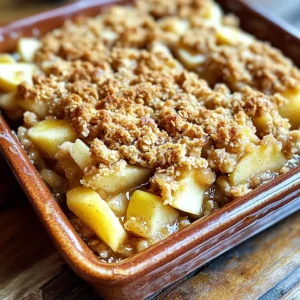 To make these tasty bars, gather these main ingredients: - 2 cups rolled oats - 1 cup all-purpose flour - 1/2 cup brown sugar, packed - 1/2 cup unsalted butter, melted - 1 teaspoon cinnamon - 1/4 teaspoon nutmeg - 1/4 teaspoon salt - 1/4 cup honey or maple syrup - 2 cups apples, peeled, cored, and diced (Granny Smith or another tart variety) - 1 tablespoon lemon juice - 1 tablespoon vanilla extract These ingredients blend well, creating a sweet and comforting flavor. The oats provide texture, while the apples add freshness. You can enhance the flavor of your bars with these optional ingredients: - 1/2 cup chopped walnuts or pecans Adding nuts brings a nice crunch. They also add healthy fats, making the bars more filling. If you have nut allergies, you can skip them or use these alternatives: - Sunflower seeds - Pumpkin seeds These options keep the bars crunchy without the nuts. They still taste great and are safe for everyone. Start by preheating your oven to 350°F (175°C). This is important for even baking. Next, grab an 8x8-inch baking pan. You can grease it with a little butter or line it with parchment paper. This makes it easier to lift out the bars later. In a large mixing bowl, combine these ingredients: - 2 cups rolled oats - 1 cup all-purpose flour - 1/2 cup brown sugar, packed - 1/2 cup unsalted butter, melted - 1 teaspoon cinnamon - 1/4 teaspoon nutmeg - 1/4 teaspoon salt - 1/4 cup honey or maple syrup Mix these well until combined. Make sure to leave some clumps. This helps form the tasty crumble crust. Set aside about 1 cup of this mixture for the topping later. In another bowl, prepare your apples. You need 2 cups of apples that are peeled, cored, and diced. Toss the apple pieces with 1 tablespoon of lemon juice and 1 tablespoon of vanilla extract. This adds flavor and keeps the apples fresh. If you like nuts, mix in 1/2 cup of chopped walnuts or pecans for extra crunch. Make sure each piece of apple gets coated in the mixture. I prefer using Granny Smith apples for my filling. Their tartness balances the sweetness of the crumble. You can also try Honeycrisp apples for a sweeter touch. Other good options include Braeburn or Jonagold. Each apple adds a unique flavor and texture. Choose apples that are firm and crisp for the best results. To get that ideal crumble texture, don’t overmix your oat mixture. You want clumps to form, which creates a crunchy top. When combining the ingredients, mix just until they come together. This helps maintain a nice contrast with the soft apple filling. Press down gently on the topping for a better bake. If your bars are too crumbly, try adding a bit more butter. This will help bind the mixture. Too dry? You may need to bake them a little less, or add a splash of water. If they seem too wet, bake them a bit longer to firm up. Always let them cool completely before slicing. This will help the bars hold their shape better. {{image_2}} To make these bars gluten-free, swap the all-purpose flour for a gluten-free blend. Use oats labeled gluten-free to avoid cross-contamination. Ensure the rest of your ingredients, like baking powder and brown sugar, are also gluten-free. This way, you can enjoy the same great taste without the gluten! For a vegan version, replace the unsalted butter with coconut oil or a vegan butter. Use maple syrup instead of honey for sweetness. For the eggs, if a recipe calls for them, you can use flax eggs. Mix one tablespoon of ground flaxseed with three tablespoons of water, let it sit, and use it as a binder. These swaps keep the bars tasty and plant-based! Add a twist to your bars with extra spices or extracts. Try adding a pinch of ginger for warmth. A splash of almond extract enhances the apple flavor. You can also add a dash of cardamom for a unique taste. Feel free to experiment with your favorite flavors to make these bars your own! Store the unbaked bars in the fridge. Cover them tightly with plastic wrap or foil. They will stay fresh for up to 24 hours. If baked, let them cool completely first. Then, cut the bars into squares before storage. Place them in a container with a lid. Baked bars can last for up to one week in the fridge. For best results, use airtight containers. Glass or plastic containers work great. Choose a container that fits the size of your bars. Fill it with parchment paper to prevent sticking. This helps keep the bars fresh and soft. If you stack them, add more parchment between layers. To freeze, wrap each bar in plastic wrap. Then place them in a freezer-safe bag. Remove as much air as you can. This prevents freezer burn. Baked bars can last for up to three months in the freezer. When ready to eat, thaw them in the fridge overnight. You can also warm them up in the oven for a fresh taste. To make the bars healthier, you can use whole-grain flour instead of all-purpose flour. You can also reduce the brown sugar by half. This will still give you sweetness while cutting calories. Adding more apples boosts fiber, too. You could also swap butter for coconut oil or use unsweetened applesauce. Yes, you can use different nuts! Almonds or hazelnuts work great. Pistachios add a fun twist, too. Just chop them finely and mix them into the apple filling or the crumble. This adds extra flavor and crunch. These bars last up to five days when stored properly. Keep them in an airtight container at room temperature. For longer storage, refrigerate them, and they can last up to a week. If you want to keep them even longer, freeze them. They can last up to three months in the freezer. Yes, you can substitute honey with maple syrup or agave nectar. Both options provide sweetness without altering the taste too much. You can also use a sugar substitute, like stevia, if you prefer a low-calorie option. Just follow the package instructions for the correct amount. No, adding nuts is not necessary. They add texture and flavor but can be left out if you prefer. If you want a nut-free version, just skip them entirely. The bars will still taste amazing and have a great crumble. These Apple Pie Oatmeal Crumble Bars combine simple ingredients with easy steps. We explored ways to make the filling and crust, plus tips for a perfect texture. You learned about variations that fit gluten-free and vegan diets. Don't forget proper storage for freshness. I hope you feel ready to try this recipe. Enjoy your delicious bars, and share them with friends and family!
