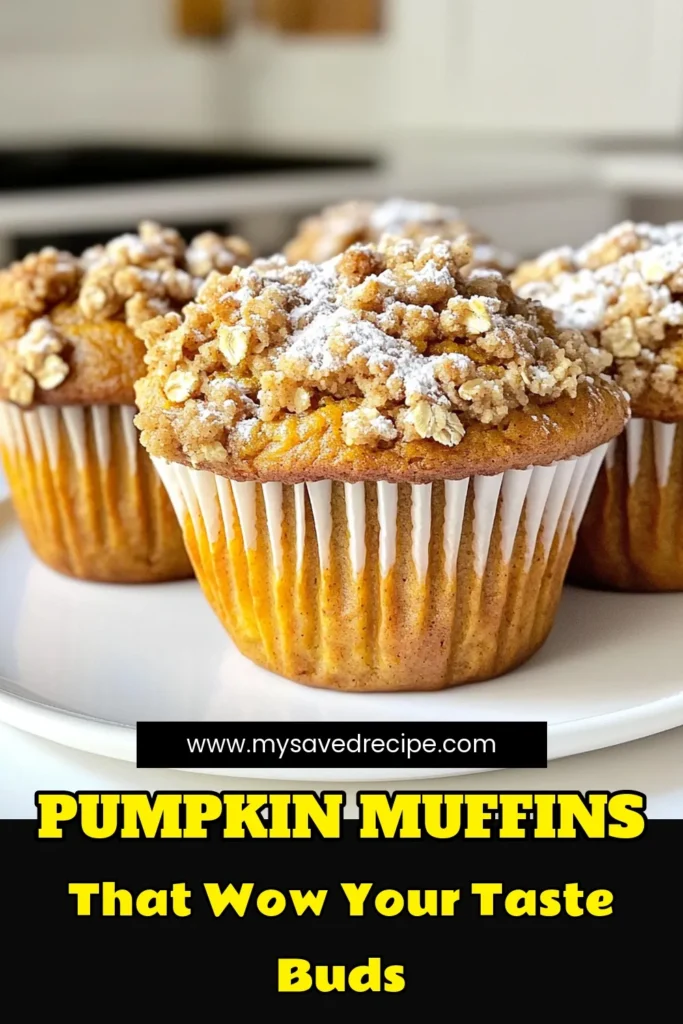 Indulge in the deliciousness of Pumpkin Streusel Muffins with this easy recipe! Packed with warm spices and topped with a crunchy streusel, these muffins are perfect for breakfast or a snack. Just mix the simple ingredients, bake, and enjoy the cozy aroma filling your kitchen. Don’t miss out on this seasonal delight—click through to explore the full recipe and enjoy delightful moments with every bite! #PumpkinMuffins #FallBaking #MuffinRecipes #BakingJoy