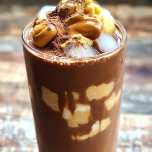 - 1 banana, frozen - 2 tablespoons natural peanut butter - 1 tablespoon unsweetened cocoa powder - 1 cup almond milk (or any milk of your choice) - 1 tablespoon honey or maple syrup (optional) - 1/2 teaspoon vanilla extract - A pinch of salt - Ice cubes (optional) - Banana: A frozen banana adds natural sweetness and creaminess to your smoothie. - Natural Peanut Butter: This gives a rich, nutty flavor and healthy fats. Choose a smooth style for easy blending. - Unsweetened Cocoa Powder: It brings a deep chocolate taste without added sugar. Great for chocolate lovers! - Almond Milk: This is a nice base that keeps the smoothie light. You can use any milk you like. - Honey or Maple Syrup: These add sweetness. You can skip this if you prefer less sugar. - Vanilla Extract: A little bit adds warmth and enhances the flavor of the smoothie. - Salt: Just a pinch balances the sweetness and brings out all the flavors. - Ice Cubes: Use these if you want a thicker, colder drink. - Choose ripe bananas for the best sweetness. Look for ones with some brown spots. - When buying peanut butter, look for natural brands without added sugar or oils. - Select high-quality cocoa powder for a richer flavor. Organic brands are often best. - Pick almond milk with no added sugars for a healthier choice. Check labels for quality. - If you go for honey or maple syrup, make sure they are pure and organic, if possible. - For vanilla extract, try to find pure extract, not imitation, for a better taste. - Always opt for fresh ice cubes. If using, ensure they are clean and clear. To make the best chocolate peanut butter smoothie, gather your ingredients first. You will need: - 1 frozen banana - 2 tablespoons natural peanut butter - 1 tablespoon unsweetened cocoa powder - 1 cup almond milk (or your favorite milk) - 1 tablespoon honey or maple syrup (optional) - 1/2 teaspoon vanilla extract - A pinch of salt - Ice cubes (optional) Start with a frozen banana. This adds a creamy and sweet taste. Next, measure the peanut butter. Make sure it is smooth and runny. This helps it blend well. Measure the cocoa powder for that deep chocolate flavor. Set these aside, ready for blending. Now, it’s time to blend! Place the frozen banana in your blender. Then, add the peanut butter and cocoa powder on top. Pour in the almond milk, adjusting for how thick you want your smoothie. If you like it sweeter, add honey or maple syrup. Don’t forget the vanilla extract and a pinch of salt. Blend on high until everything is mixed well and creamy. If it’s too thick, add more milk. For a thicker smoothie, add ice cubes and blend again. After blending, taste your smoothie. If it needs more sweetness, adjust it now. Blend one last time to mix. Pour your smoothie into a tall glass. You can enjoy it right away. For a fun twist, top it with sliced banana or a sprinkle of cocoa powder. This makes it look nice and adds extra flavor. Enjoy your chocolate peanut butter bliss! To get the best texture in your smoothie, start with frozen fruit. A frozen banana gives creaminess and sweetness. Use enough liquid, like almond milk, to blend well. If you want it thicker, add ice cubes. For a thinner smoothie, add more milk until you reach your desired texture. You can boost the flavor by adding a pinch of salt. This small touch makes the chocolate taste richer. If you want more sweetness, honey or maple syrup works great. Try adding vanilla extract for warmth. Feel free to mix in other flavors, like berries or a scoop of protein powder, to change it up. A high-speed blender works best for this smoothie. It ensures all ingredients blend smoothly. If you use a regular blender, cut the banana into smaller pieces. This helps it blend better. Make sure to layer ingredients correctly: start with liquid, then add soft items, and finish with harder ones. This way, everything blends nicely! {{image_2}} You can switch up the milk for a dairy-free option. Almond milk works well, but oat or coconut milk are great too. Want extra protein? Try adding Greek yogurt or protein powder. Use nut butter alternatives like almond or cashew butter if you need a change. Fruits add great flavor. Try adding half a cup of strawberries or blueberries. They pair nicely with the chocolate and peanut butter. You can also toss in a handful of spinach for added nutrients. Nuts like walnuts or almonds give a nice crunch too. A smoothie bowl is thicker and great for toppings. Make it thicker by using less milk and adding more ice. Pour it into a bowl and top with granola, fresh fruit, or seeds. If you want a drink, blend it to a thinner consistency. Enjoy it right from a glass! If you have leftover smoothie, store it in an airtight container. Glass jars work great. Leave some space at the top for expansion. Smoothies can last in the fridge for up to 24 hours. Make sure to give it a good shake before drinking. The ingredients may separate, but that’s normal. You can freeze your smoothie for later. Pour it into ice cube trays or silicone molds. This way, you can pop out a portion whenever you want. Once frozen, transfer the cubes to a plastic bag. They can last for up to three months in the freezer. To thaw your frozen smoothie, place it in the fridge overnight. If you need it faster, run warm water over the sealed bag. You can also blend it straight from frozen. Add a bit of milk to help it blend smoothly. Enjoy your tasty treat any time you want! Yes, you can use fresh bananas. However, frozen bananas make the smoothie creamy and cold. If you use fresh ones, add ice cubes to keep it chilled. Yes, you can make this smoothie vegan. Use almond milk or any plant-based milk. Choose maple syrup instead of honey for sweetness. This smoothie offers many health benefits. Bananas provide potassium and fiber. Peanut butter adds protein and healthy fats. Cocoa powder contains antioxidants. Almond milk is low in calories. Together, they create a nutritious treat. To make your smoothie thicker, add more frozen banana or a handful of ice cubes. You can also decrease the amount of almond milk. Yes, you can add protein powder. It boosts the protein content of your smoothie. Mix it in with the other ingredients before blending for a smooth texture. This article covered the essential ingredients, instructions, and storage tips for making smoothies. We explored how to pick quality ingredients and the best blending techniques. You learned about variations, including dairy-free options and flavor mixes. Finally, I shared storage tips to keep your smoothies fresh. Smoothies can be fun and healthy. With practice, you’ll create tasty drinks that suit your needs. Enjoy experimenting with new combinations!