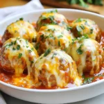 - 1 pound ground beef - ½ pound ground pork (or turkey) - 1 cup breadcrumbs - ¼ cup grated Parmesan cheese - 1 tablespoon fresh parsley, chopped - 2 cloves garlic, minced - 1 large egg - Salt and pepper to taste - 1 cup mozzarella cheese, cut into small cubes - 2 cups marinara sauce (for serving) - 1 tablespoon olive oil For the best flavor, use fresh ingredients. Look for ground beef with a higher fat content, around 80/20. This will keep the meatballs juicy. When choosing pork or turkey, buy ground meat with no fillers. Fresh mozzarella makes a big difference in texture and taste. I prefer whole milk mozzarella for creaminess. Opt for fresh parsley to brighten the dish. If you're going for a lighter meal, turkey works well. For a vegetarian option, try plant-based ground meat. For gluten-free needs, use gluten-free breadcrumbs. Nutritional yeast can replace Parmesan cheese for a dairy-free option. You can also skip the marinara sauce and serve with a homemade pesto for a twist. {{ingredient_image_1}} 1. Preheat the oven to 400°F (200°C). This helps cook the meatballs evenly. 2. Mix the meat: In a large bowl, combine the ground beef, ground pork, breadcrumbs, Parmesan cheese, parsley, garlic, egg, salt, and pepper. Use your hands for the best mix. Ensure everything is well blended. 3. Form the meatballs: Take a small amount of the meat mixture, about the size of a golf ball. Flatten it in your palm. Place a cube of mozzarella cheese in the center. Carefully wrap the meat around the cheese and roll it into a ball. Repeat until all the mixture is used. 4. Brown the meatballs: Heat olive oil in a large oven-safe skillet over medium heat. Once hot, add the meatballs. Cook for 5-7 minutes, turning them until they are browned on all sides. 5. Add the marinara sauce: Pour the marinara sauce over the meatballs. Stir gently to coat them. Let it simmer for a minute. 6. Bake: Cover the skillet and transfer it to the preheated oven. Bake for 15-20 minutes. The meatballs should be cooked through, and the cheese should be oozing out. - Check for doneness: Use a meat thermometer. The center should be at least 160°F (71°C). - Don’t overcrowd: If your skillet is small, cook the meatballs in batches. This helps them brown properly. - Rest before serving: Let the meatballs cool for a few minutes after baking. This helps keep the cheese inside. These steps create a dish that is not only delicious but also fun to make. Enjoy the process of cooking and the yummy results! To make juicy meatballs, use a mix of ground beef and pork. Pork adds fat, which keeps the meatballs moist. Adding breadcrumbs also helps. They soak up juices and keep the meatballs soft. Don't overmix your meat mixture; just combine the ingredients gently. This keeps your meatballs light and airy. To stop the cheese from leaking, make sure to seal the meat well around the mozzarella. Take a small piece of meat mixture, flatten it, and wrap it tightly around the cheese. If you feel the meat is too sticky, wet your hands with water. This will help shape the meatballs without sticking. Use an oven-safe skillet for cooking the meatballs. This lets you sear them on the stove and bake in the same pan. A good spatula is key for turning the meatballs without breaking them. If you don’t have an oven-safe skillet, a baking dish works too. Just transfer the browned meatballs carefully. Pro Tips Cheese Choice: Use fresh mozzarella for a gooey texture. Avoid pre-shredded cheese as it contains anti-caking agents that may not melt as well. Meat Mixture: Mixing beef and pork adds flavor and moisture. For a healthier alternative, opt for ground turkey, but be sure to add a bit more seasoning. Even Cooking: Ensure meatballs are evenly sized for consistent cooking. Use a cookie scoop for uniform portions. Resting Time: Let the meatballs rest for a few minutes after baking. This allows the juices to redistribute, making them juicier. {{image_2}} You can switch up the meat in your stuffed meatballs. Ground turkey is a great choice for a lighter option. It has a milder flavor, so it pairs well with the cheese. You can also use ground chicken or even a mix of meats. Ground beef adds richness, while pork gives a nice balance of flavor. Experimenting with these options can change the taste and texture. If you want a meat-free meal, try using plant-based ground meat. Many brands make products that mimic beef or turkey well. You can also mix cooked quinoa or lentils with breadcrumbs and seasonings. For cheese lovers, use vegan mozzarella to fill those savory meatballs. These options give you all the joy without the meat. To add new tastes, spice up your meatball mixture. Try adding different herbs like basil or oregano. A pinch of red pepper flakes can give it a kick. You might also add sun-dried tomatoes for a tangy twist. For something unique, mix in Asian flavors like ginger and soy sauce. The choice is yours, and each variation can lead to a new favorite! To store leftover mozzarella stuffed meatballs, let them cool first. Place them in an airtight container. This keeps them fresh for up to three days. Make sure you add some marinara sauce to keep the meatballs moist. To freeze meatballs, first cool them completely. Then, arrange them in a single layer on a baking sheet. Freeze for about two hours until solid. After that, transfer them to a freezer bag. Be sure to label the bag with the date. Frozen meatballs can last for up to three months. To reheat, you can use the oven or microwave. For the oven, preheat to 350°F (175°C). Place meatballs in a baking dish with some marinara sauce. Bake for about 15-20 minutes until hot. For the microwave, heat them in a microwave-safe dish for 1-2 minutes. Check to ensure they are hot all the way through. Always add a little sauce to keep them juicy. You can serve mozzarella stuffed meatballs with many sides. A classic choice is spaghetti. The meatballs pair well with marinara sauce. You can also serve them with crusty bread for dipping. A fresh salad adds a nice crunch, too. Roasted vegetables bring a healthy touch to the meal. Feel free to mix and match according to your taste. Yes, you can make meatballs ahead of time. Prepare the meatballs and store them in the fridge. They stay fresh for up to 24 hours. You can also freeze them for longer storage. Just make sure to cool them first. When you are ready to cook, bake them from frozen or thaw them overnight. Mozzarella stuffed meatballs last about three days in the fridge. Store them in an airtight container. This keeps them moist and safe to eat. If you want to keep them longer, consider freezing. Frozen meatballs can last for up to three months. Yes, you can use pre-made marinara sauce. It saves time and still tastes great. Look for high-quality sauce for the best flavor. You can also enhance store-bought sauce by adding herbs or spices. This gives it a personal touch and makes it even better. This blog covered the key steps for making mozzarella stuffed meatballs. We discussed quality ingredients and offered substitutes for dietary needs. You learned how to prepare, cook, and store meatballs. I shared tips to keep them juicy and prevent cheese from leaking. Lastly, we explored variations and meal prep ideas. Meatballs can be fun and tasty. With the right ingredients and techniques, you can create a meal everyone will love. Happy cooking!