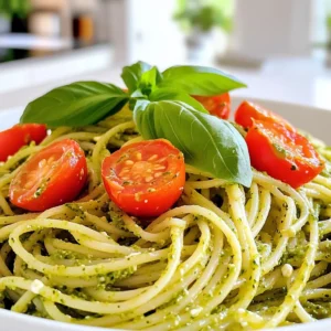 To make Minute Ricotta Pesto Pasta, you need a few key ingredients. Here’s the list for your shopping: - Pasta options: Choose either 8 ounces of spaghetti or penne pasta. Both work well. - Ricotta cheese: Use 1 cup of fresh ricotta cheese for a creamy texture. - Nutritional yeast or Parmesan cheese options: For a cheesy flavor, pick 1/4 cup of nutritional yeast or grated Parmesan cheese. - Pine nuts alternatives: You’ll need 1/4 cup of pine nuts, but you can swap them for walnuts or sunflower seeds if needed. - Garlic specifics: Use 2 minced garlic cloves for a bold taste. - Olive oil type: Extra virgin olive oil is best, about 1/3 cup, for richness. - Additional garnishes: Cherry tomatoes, halved, and more fresh basil leaves make lovely, colorful toppings. Gather these ingredients, and you’ll be ready to whip up a quick and tasty meal! To cook pasta al dente, start by boiling salted water in a large pot. The salt helps flavor the pasta. Add 8 ounces of spaghetti or penne. Stir occasionally to prevent sticking. Cook until the pasta is firm yet tender. This usually takes about 8 to 10 minutes. Check the package for specific times. When the pasta is ready, drain it in a colander. Be sure to reserve 1/2 cup of the pasta water before draining. This starchy water helps adjust the sauce later. Using a food processor makes quick work of your pesto. In the bowl, add 1 cup of fresh basil leaves, 1/2 cup of ricotta cheese, and 1/4 cup of nutritional yeast or grated Parmesan cheese. Toss in 1/4 cup of pine nuts and 2 minced garlic cloves. Pulse the mixture until it blends well. You want a smooth texture. While blending, slowly add 1/3 cup of extra virgin olive oil. This helps create a creamy sauce. Once smooth, season with salt and pepper to taste. In a large mixing bowl, combine the drained pasta and your freshly made pesto. Mix well to coat all the pasta. If the pesto seems too thick, add the reserved pasta water a tablespoon at a time. This helps achieve your desired consistency. Toss everything together to ensure the pasta is evenly covered. Serve immediately, garnished with halved cherry tomatoes and fresh basil leaves for a lovely touch. To make the pesto just right, taste it as you go. If it needs more flavor, add salt or pepper. Don’t be shy! You can switch out pine nuts. Use walnuts or sunflower seeds for a twist. Each nut brings a different taste and texture. Serve the pasta warm for the best flavor. It tastes great right after mixing. For a lovely look, add slices of cherry tomatoes on top. Fresh basil leaves add color and a nice hint of flavor. One common mistake is overcooking the pasta. Keep an eye on it! Cook it until it’s al dente, which means firm but not hard. Another mistake is not blending the pesto well. Make sure to mix until it’s smooth and creamy for the best taste. {{image_2}} To make this dish vegan, you can swap out the ricotta cheese. A great substitute is tofu. Use firm tofu for a nice texture. Blend it until smooth. You can also try cashew cream. Soak cashews in water, then blend them. This adds a rich, creamy taste. For extra nutrition, consider adding nutritional yeast. It gives a cheesy flavor and packs in B vitamins. You can mix in some spinach or kale for added greens. These ingredients keep the dish healthy and tasty. Adding protein makes this dish heartier. You can use grilled chicken or shrimp. Both options pair well with the pesto and pasta. If you choose chicken, cook it in a pan until golden. For shrimp, sauté them until they turn pink. To incorporate protein, cook it separately. Then, toss it with the pasta and pesto. This way, every bite has flavor and protein. You can also try chickpeas for a plant-based protein option. You can adjust this dish with seasonal veggies. In spring, add peas or asparagus. In summer, try zucchini or bell peppers. For fall, consider adding roasted butternut squash. These veggies add color and taste. You can also tweak the pesto. In summer, use fresh herbs like parsley. In fall, add some walnuts for a nutty flavor. These small changes keep your pasta fresh and exciting all year round. To keep your Minute Ricotta Pesto Pasta fresh, store it in an airtight container. This helps prevent moisture loss and keeps flavors intact. Place the container in the fridge right after serving. Your pasta will stay good for about 3 days. After that, the taste and texture may change. When it’s time to enjoy leftovers, heat them gently. I recommend using a skillet over low heat. Add a splash of water or olive oil to keep it moist. Stir often to avoid burning. If you use a microwave, cover the dish with a damp paper towel. This helps prevent sogginess while reheating. You can freeze Minute Ricotta Pesto Pasta for long-term storage. To freeze, place the pasta in a freezer-safe container or a zip-top bag. Try to remove as much air as possible. It will keep well for up to 2 months. When you’re ready to eat, thaw it in the fridge overnight. Reheat gently on the stove for the best results. Making Minute Ricotta Pesto Pasta takes about 20 minutes. - Prep time: 10 minutes to gather and prepare all the ingredients. - Cook time: 10 minutes to boil pasta and blend the pesto. In just 20 minutes, you can have a delicious meal ready to enjoy. Yes, you can use store-bought pesto. - Advantage of homemade: Homemade pesto tastes fresher and more vibrant. - Store-bought convenience: It saves time and works well in a pinch. If you want to try something new, I suggest making your own pesto when you can! Yes, Minute Ricotta Pesto Pasta can be healthy. - Nutritional benefits: Ricotta cheese adds protein and calcium. - Fresh basil: It provides vitamins A, C, and K. - Pine nuts: They offer healthy fats and fiber. Just keep an eye on the portion size and enjoy balanced meals! This blog covered the key steps to make Minute Ricotta Pesto Pasta. We discussed the needed ingredients, from pasta to olive oil. I shared tips for cooking pasta and preparing pesto in a food processor. You learned how to mix the flavors just right. Remember to avoid common mistakes for the best results. Cooking should be fun and easy. Enjoy making this dish and share it with friends!