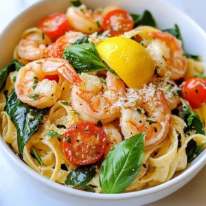 - 8 oz fettuccine pasta - 1 lb large shrimp, peeled and deveined - 1 cup heavy cream - 3 cloves garlic, minced - 1 teaspoon red pepper flakes - 1/2 cup grated Parmesan cheese - 2 cups fresh baby spinach - 1 cup cherry tomatoes, halved - Fresh basil leaves for garnish To create Marry Me Shrimp Pasta, you need a few key ingredients. First, fettuccine pasta is the base. It holds the creamy sauce well. Next, large shrimp adds a sweet, juicy flavor. You must peel and devein them. Heavy cream gives the dish its rich, smooth texture. For flavor, garlic is essential. It adds a wonderful aroma. Red pepper flakes bring a bit of heat. Adjust them based on your taste. Grated Parmesan cheese makes everything creamy and cheesy. Fresh ingredients brighten the dish. Baby spinach adds a nice green color. Cherry tomatoes bring sweetness and a pop of flavor. Lastly, fresh basil leaves are perfect for garnish. They add a burst of freshness. These ingredients come together to create a dish that is both creamy and delightful. You’ll want to savor every bite! {{ingredient_image_1}} To cook fettuccine perfectly, start with a large pot. Fill it with water and add a good amount of salt. Bring the water to a boil. Add the fettuccine and cook it according to the package instructions. You want the pasta to be al dente, which means it should still have a little bite. Before you drain the pasta, reserve 1/2 cup of that starchy pasta water. This water helps to thicken your sauce later. The best method for cooking shrimp is to use a hot skillet. Heat 1 tablespoon of olive oil over medium heat. Once it's hot, add your shrimp. Season them with salt, pepper, and red pepper flakes for flavor. Cook the shrimp for about 2 to 3 minutes on each side. They should turn pink and opaque. Once cooked, remove the shrimp from the skillet and set them aside. To make a creamy sauce, start with the same skillet. Add the remaining olive oil and minced garlic. Cook the garlic for about 30 seconds until it smells good. Be careful not to burn the garlic, as it can turn bitter. Next, pour in the heavy cream. Stir to mix well and add the halved cherry tomatoes. Let this simmer for about 3 to 4 minutes until the sauce thickens slightly. To get the sauce just right, use the reserved pasta water. This water has starch, which helps thicken the sauce. Start by adding a little at a time, stirring well. Keep an eye on the sauce; it should coat the pasta nicely but not be too thick. You'll know it's ready when it clings to the pasta but flows easily. If it seems too thin, a bit more cooking will help it thicken. Fresh herbs can make a big difference. I love adding basil right at the end. It brightens the dish and gives it a fresh taste. If you want a unique twist, try adding a bit of lemon juice or capers. Both add a zesty kick and make the dish pop. You can also experiment with other herbs like parsley or oregano for fun flavor changes. To impress your guests, serve the pasta in light-colored bowls. This contrast shows off the vibrant colors of the shrimp and tomatoes. For extra flair, sprinkle some grated Parmesan on top. A lemon wedge on the side adds a nice touch and looks great. Don’t forget to place a few fresh basil leaves on top for that perfect finish. Pro Tips Use Fresh Shrimp: Whenever possible, opt for fresh shrimp over frozen for the best flavor and texture. Don’t Overcook the Pasta: Cooking the fettuccine to al dente ensures it retains a slight bite and holds up well in the sauce. Adjust Spice Level: Feel free to modify the amount of red pepper flakes to suit your spice preference. Garnish for Flavor: Always finish with fresh basil and lemon zest to elevate the dish's flavor and presentation. {{image_2}} You can swap the shrimp for chicken or tofu. Chicken gives a hearty bite. Use diced chicken breast, cook it until golden, then follow the same steps. Tofu is great for a veggie twist. Use firm tofu, press it to remove water, and cube it before cooking. Both options keep the dish filling and tasty. For a lighter sauce, use less cream or add broth. This keeps it creamy but not too rich. If you want a thicker sauce, let it cook longer. Stir in more cheese for a creamy texture. Adding extra veggies boosts nutrition. Try bell peppers or zucchini for color and crunch. You can change the heat level by adjusting red pepper flakes. Add more for a spicy kick or less for a milder taste. Other seasoning ideas include lemon pepper or Italian herbs like oregano. These will add depth and flavor to your dish. Don't be afraid to experiment! To store leftovers of Marry Me shrimp pasta, let it cool first. Place it in an airtight container. This method keeps the pasta fresh and tasty. In the fridge, it lasts about 3 to 4 days. Always check for any off smells before eating. To freeze portions of this pasta, use freezer-safe containers. First, let the pasta cool completely. Avoid freezing with extra sauce, as it can make it watery. When ready to eat, thaw in the fridge overnight. Reheat it gently in a skillet or microwave. Add a splash of water or cream to keep it creamy. To keep the sauce fresh, store it separately from the pasta if possible. This method helps maintain texture. When reheating, do it slowly over low heat. Stir often to prevent sticking. Adding a bit of fresh cream or cheese can bring back that creamy taste. Marry Me Shrimp Pasta is a creamy, flavorful dish with shrimp, pasta, and rich sauce. The name suggests that it’s so good, your loved one might propose after tasting it! This dish mixes fettuccine with shrimp, garlic, and cream. It often includes cherry tomatoes and fresh spinach for color and taste. The blend of flavors makes it a hit for date nights or special meals. Yes, you can use other pasta types! Some great options include penne, linguine, or spaghetti. Each type has a different cooking time. For example: - Penne: Cook for 11-13 minutes. - Linguine: Cook for 9-11 minutes. - Spaghetti: Cook for 8-10 minutes. Make sure to check the package for exact times. Just remember to adjust the cooking time based on the pasta you choose. Yes, you can make Marry Me Shrimp Pasta dairy-free! Use coconut cream or almond milk instead of heavy cream. For cheese, try a dairy-free Parmesan or nutritional yeast. These substitutes give a creamy texture without dairy. You can still enjoy the rich taste while keeping it light and healthy! In this article, I shared how to make Marry Me Shrimp Pasta. We explored the key ingredients, including shrimp, pasta, and cream. I also provided step-by-step cooking instructions and tips to enhance flavor. You learned about variations to fit different diets and how to store leftovers properly. Cooking this dish lets you impress others while enjoying a delicious meal. Try it with your favorite tweaks for a personal touch!