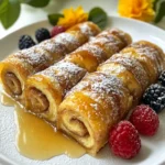 To make these tasty rolls, you need a few key items. Here is the list: - 6 slices of thick bread (like brioche or challah) - ½ cup cream cheese, softened - ¼ cup brown sugar - 1 tablespoon ground cinnamon - 3 large eggs - ½ cup milk - 1 teaspoon vanilla extract - ¼ cup maple syrup - 2 tablespoons butter (for frying) - Powdered sugar (for dusting) These ingredients blend well to create soft and sweet rolls. The cream cheese adds a rich taste. The cinnamon gives it a warm and cozy flavor. You can add some fun touches to your rolls! Consider these options: - Fresh berries (like strawberries or blueberries) for a bright look - Whipped cream for extra sweetness - Chocolate chips for a richer taste - Nuts for a crunchy texture These add-ins can make your rolls even more special. They add color and flavor too. Choosing the right bread is key to great rolls. Here are some top picks: - Brioche: This bread is soft and buttery. It makes rolls light and airy. - Challah: This bread has a rich flavor and holds up well when rolled. - Texas toast: This thicker bread gives more bite and holds the filling nicely. Using these types of bread will help your rolls turn out soft and delicious. {{ingredient_image_1}} First, grab a mixing bowl. Add ½ cup of softened cream cheese. Then, mix in ¼ cup of brown sugar. Next, add 1 tablespoon of ground cinnamon. Stir until the mixture is smooth and creamy. This filling is rich and sweet. It adds a great flavor to the rolls. Now, take your slices of thick bread. I suggest using brioche or challah for the best taste. Use a rolling pin to flatten each slice gently. Spread a generous amount of the cream cheese filling on each slice. Roll each slice tightly from one end to the other. Make sure to pin it gently to keep it closed. Heat a non-stick skillet over medium heat. Add 2 tablespoons of butter and let it melt. In another bowl, whisk together 3 large eggs, ½ cup of milk, 1 teaspoon of vanilla extract, and ¼ cup of maple syrup. Dip each roll in this egg mixture. Coat it well. Once the skillet is hot, place the dipped rolls seam-side down. Cook them for about 3-4 minutes on each side. Look for a golden brown color. This means they are done. Keep an eye on the heat so they don’t burn. When finished, remove them from the skillet. Dust with powdered sugar. Enjoy with extra maple syrup or fresh berries if you like! To ensure even cooking, keep the heat steady. Use medium heat on your skillet. It helps cook the rolls through without burning. When you place the rolls in the skillet, give them space. This way, heat can move around each roll. Turn them gently to check if they are golden brown. If they cook too fast, lower the heat. Cooking slowly makes them soft and tasty. Soggy rolls can ruin your treat. To avoid this, make sure to dip the rolls quickly in the egg mixture. Too long in the egg will make them soggy. Also, use thick bread like brioche or challah. Thicker bread holds up better during cooking. Ensure your skillet is hot enough before adding the rolls. This helps seal the outside and keeps the inside fluffy. Serve your cinnamon roll French toast rolls warm. Dust them with powdered sugar for a sweet touch. You can also drizzle extra maple syrup on top. For a fresh twist, add some berries on the side. Strawberries or blueberries work great. They add color and a burst of flavor. If you want something extra, serve them with whipped cream. This makes your breakfast feel special! Pro Tips Choose the Right Bread: For the best texture and flavor, use thick slices of brioche or challah. They hold up well when rolled and provide a rich taste. Flatten Evenly: When rolling the bread, ensure it's flattened evenly to prevent tearing and allow for an even spread of the cream cheese mixture. Monitor Heat: Keep the skillet at medium heat. Too high, and the outside will burn before the inside cooks through; too low, and it won't get that nice golden crust. Garnish Creatively: Add fresh berries or a dollop of whipped cream on top before serving for an extra touch of color and flavor. {{image_2}} You can switch up the filling in many fun ways. Try adding chocolate chips for a sweet twist. You could also mix in some chopped nuts for crunch. If you love fruit, spread some strawberry or raspberry jam instead of cream cheese. For a spicy kick, add a bit of pumpkin spice to your cinnamon mixture. The options are endless! You can make this dish a bit healthier if you want. Use whole wheat bread instead of white bread. It adds fiber and flavor. Replace the cream cheese with Greek yogurt for a lighter version. If you want less sugar, swap brown sugar with honey or maple syrup. You can also use almond milk instead of regular milk. These swaps keep the taste while cutting back on calories. Serve these rolls in fun ways to impress your family or friends. Stack them high on a platter and dust with powdered sugar. Drizzle some warm maple syrup over the top for a sweet touch. Add fresh berries on the side for a pop of color and flavor. You could also serve them with whipped cream for extra indulgence. Place a scoop of ice cream on top for a special treat! To store leftover cinnamon roll French toast rolls, let them cool completely. Place them in an airtight container. You can also wrap them tightly in plastic wrap. Keep them in the fridge for up to three days. This helps maintain their soft texture. To reheat the rolls, preheat your oven to 350°F (175°C). Place the rolls on a baking sheet. Cover them with foil to keep them from drying out. Heat for about 10-15 minutes. You can also microwave them for 30-60 seconds if you're in a hurry. For freezing, wrap each roll in plastic wrap and then in aluminum foil. This keeps them fresh for up to three months. When you want to enjoy them, let the rolls thaw in the fridge overnight. Then, reheat as directed above. This way, you can enjoy these tasty treats anytime! Yes, you can use different types of bread. Thick bread like brioche or challah works best. You can also try sourdough or whole wheat bread. Just remember to flatten the slices well. This helps in rolling them tightly. Using different bread can change the taste and texture. So, feel free to experiment! You can make this recipe ahead of time. First, prepare the rolls but do not cook them. After rolling, store them in the fridge for up to 24 hours. When ready, dip them in the egg mixture and fry. This saves time in the morning. You can enjoy fresh rolls without the hassle! If you need a substitute for cream cheese, use mascarpone cheese. It has a similar texture and taste. You can also use ricotta cheese for a lighter option. If you're lactose intolerant, try a dairy-free cream cheese. Just ensure it's spreadable for the best results. Enjoy the same creamy goodness with these swaps! In this blog post, we explored how to make cinnamon roll French toast rolls. We covered key ingredients, simple steps, and useful tips for perfecting your dish. Options for filling and garnishes make these rolls fun and tasty. Remember to store any leftovers properly to keep them fresh. Enjoy them warm or transform them into a healthier treat by swapping ingredients. Try these rolls for a delightful breakfast or snack. You can create amazing variations to suit your taste! Happy cooking!