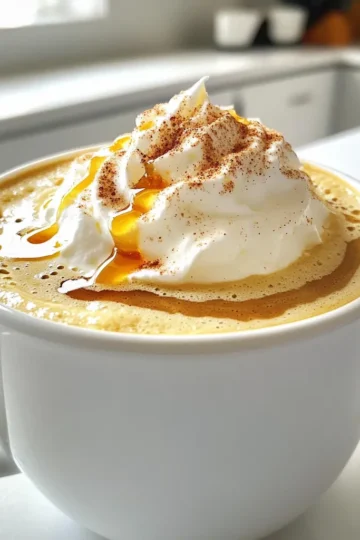 - 1 cup brewed espresso or strong coffee - 1 cup milk (dairy or non-dairy) - 2 tablespoons pure maple syrup - ½ teaspoon ground cinnamon - ¼ teaspoon vanilla extract - Whipped cream - Extra ground cinnamon for garnish - Extra maple syrup for drizzle You can use any milk you like. I enjoy whole milk for rich taste. Almond milk adds a nice nutty flavor. Oat milk makes it creamy and smooth. If you prefer non-dairy, soy milk is a great choice too. Each milk brings a unique twist to your latte. Try different types to find your favorite! Start by brewing one cup of strong coffee or espresso. Use your favorite method, like a French press or coffee maker. If you want it to be extra rich, espresso is the best choice. The coffee should be hot and ready for the next steps. This drink shines with a bold flavor that pairs well with maple and cinnamon. Next, pour one cup of milk into a small saucepan. Heat it on medium-low until it is warm, but do not let it boil. Boiling milk can ruin the texture. Once warm, use a whisk or a milk frother to froth the milk. Aim for a creamy texture with some bubbles. This frothy milk will add a lovely touch to your latte. In a separate bowl, mix the brewed coffee, two tablespoons of pure maple syrup, half a teaspoon of ground cinnamon, and a quarter teaspoon of vanilla extract. Stir this mixture well to combine all the flavors. Slowly pour the frothed milk into the coffee mixture. Use a spoon to hold back the foam at first. After pouring, spoon the foam on top of the latte. For a beautiful finish, drizzle some extra maple syrup over the foam and sprinkle a pinch of ground cinnamon. Enjoy this warm drink right away! To get the best froth, start with cold milk. You can use dairy or non-dairy milk. Whole milk gives the best foam, but almond or oat milk works too. Heat your milk gently until warm, but don’t let it boil. Use a whisk or a milk frother. Whisk quickly to add air and create a light foam. The foam should be creamy and have small bubbles. This froth adds a nice touch to your latte. Taste is personal, so adjust the sweetness and spice to your liking. Start with 2 tablespoons of maple syrup. If you want it sweeter, add more syrup a little at a time. For spice, ½ teaspoon of ground cinnamon is perfect. If you want more flavor, add a pinch more. You can even try nutmeg for a different taste. Always mix well after each addition to get the right balance. Presentation makes your drink special. Use clear glass mugs to show off the layers. After pouring the latte, add whipped cream on top for a treat. Drizzle extra maple syrup over the cream. This looks nice and adds flavor. Sprinkle a little ground cinnamon or cocoa on top for color. Serve your latte with a small spoon for stirring. Enjoy your cozy drink with a warm blanket and a good book! {{image_2}} You can easily make this latte dairy-free. Use plant-based milk like almond, oat, or coconut. Each milk adds a unique taste. Almond milk offers a nutty flavor, while oat milk is creamy. Coconut milk gives a tropical twist. Choose what you love most! Want to mix it up? Try adding new flavors! For a pumpkin spice latte, mix in 1 tablespoon of pumpkin puree and a pinch of nutmeg. For a mocha twist, add 1 tablespoon of cocoa powder to your espresso blend. It gives a rich, chocolatey taste. You can also try flavors like caramel or hazelnut for a fun twist. Feeling warm? Make a cold version! Brew your coffee, then chill it in the fridge. For the milk, use cold milk and froth it if you can. Combine the chilled coffee with milk and maple syrup. Serve it over ice for a refreshing treat. Drizzle with maple syrup and sprinkle cinnamon on top. It’s perfect for hot days! If you have any leftover milk, keep it in the fridge. Use an airtight container to keep it fresh. For opened maple syrup, store it in a cool, dark place. If you want it to last longer, keep it in the fridge. Ground cinnamon can stay in your pantry. Just make sure it is in a sealed jar. To reheat your Maple Cinnamon Latte, pour it into a small saucepan. Heat it gently over low heat. Stir often to keep it from burning. You can also use a microwave. Heat it for 30 seconds, then stir. Repeat until it's warm, but do not let it boil. To keep your coffee fresh, store it in a dark, cool place. Use an airtight container to keep air out. Buy whole beans instead of ground coffee. Grind them just before brewing for the best taste. Use your coffee within two weeks for the best flavor. I recommend using brewed espresso or strong coffee for the best flavor. Espresso gives a rich base. If you prefer drip coffee, just brew it stronger than usual. The key is to balance the coffee with the sweet maple syrup and warm milk. This balance gives the drink its cozy taste. Yes, you can prepare parts of the latte ahead. Brew the coffee and store it in the fridge. You can also froth the milk before serving. Just warm it up again when you’re ready. However, I suggest making it fresh for the best taste. The flavors are at their peak when served right away. Maple syrup offers natural sweetness without refined sugar. It has antioxidants that help your body. These compounds can fight inflammation and support your immune system. Plus, maple syrup contains minerals like manganese and zinc. This makes it a better choice than regular sugar. Enjoying it in your latte adds a tasty touch with health perks. We explored how to create a Maple Cinnamon Latte from start to finish. First, we covered essential ingredients, optional toppings, and the best milk choices. Next, we detailed each step: brewing coffee, frothing milk, and combining flavors. I shared tips for perfect froth, sweetness adjustments, and serving ideas. You can even try fun variations or store leftovers for later. In the end, making this latte is easy and rewarding. Enjoy the warm flavors and make it your own!
