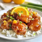 To make Slow Cooker Sweet Tangy Orange Chicken, you need these key ingredients: - 1.5 lbs boneless, skinless chicken thighs - 1 cup fresh orange juice - ¼ cup soy sauce - ¼ cup honey - 2 tablespoons rice vinegar - 2 cloves garlic, minced - 1 tablespoon ginger, grated - 1 teaspoon sesame oil - 1 tablespoon cornstarch mixed with 2 tablespoons water (for thickening) - Cooked rice (for serving) You can add some optional ingredients to boost flavor: - ½ teaspoon red pepper flakes for heat - 2 green onions, sliced for garnish To prepare this dish, you will need: - A slow cooker to cook the chicken - A mixing bowl to combine the sauce ingredients - A whisk for mixing the sauce - Two forks for shredding the chicken after cooking {{ingredient_image_1}} To start, place the chicken thighs at the bottom of your slow cooker. This helps the meat soak in all the tasty sauce. Make sure the chicken pieces do not overlap. This way, they cook evenly. You want every bite to be juicy and full of flavor. Next, grab a mixing bowl. In it, whisk together these ingredients: - 1 cup fresh orange juice - ¼ cup soy sauce - ¼ cup honey - 2 tablespoons rice vinegar - 2 cloves garlic, minced - 1 tablespoon ginger, grated - 1 teaspoon sesame oil - ½ teaspoon red pepper flakes (optional) Mix until everything blends well. This sauce is what makes your chicken sweet and tangy. Pour this mixture over the chicken. Ensure the chicken is fully covered with the sauce. This step is crucial for the best taste. Now, cover your slow cooker. Set it to cook on low for 6-8 hours. If you’re short on time, you can set it on high for 3-4 hours. The chicken will become tender and easy to shred. When the time is up, check that the chicken is fully cooked. It should shred easily with two forks. This means it is ready for the next steps. To adjust the sweetness of your orange chicken, add more honey. If you want it sweeter, go for an extra tablespoon. For a spicier kick, mix in more red pepper flakes. Start with a pinch and taste the sauce. You can always add more, but you can't take it out! If the dish becomes too sweet, balance it with a splash of rice vinegar. After cooking, let the chicken sit for a few minutes. This cooling helps it stay moist. Use two forks to shred the chicken. Hold one fork in each hand and pull apart the meat. Shredding is easy and quick this way. If you find it hard, try using your hands to pull the chicken apart. For a thicker sauce, use cornstarch mixed with water. First, mix one tablespoon of cornstarch with two tablespoons of water. Stir this slurry into the sauce in your slow cooker. Let it cook for 15 to 20 minutes on high. This will make the sauce nice and thick. Always taste the sauce after thickening. Adjust the flavor if needed! Pro Tips Use Fresh Ingredients: Freshly squeezed orange juice and fresh ginger will enhance the flavor of your dish significantly compared to bottled alternatives. Chicken Thighs for Tenderness: Boneless, skinless chicken thighs are ideal for slow cooking as they remain juicy and tender, making shredding easy. Adjusting Spice Levels: If you prefer a milder dish, reduce or omit the red pepper flakes. Conversely, for extra heat, consider adding a pinch of cayenne pepper. Thickening the Sauce: If you prefer a thicker sauce, let it simmer uncovered for a few minutes after adding the cornstarch slurry, stirring occasionally to prevent sticking. {{image_2}} You can switch out chicken thighs for other proteins. Chicken breasts work well too. They are leaner and still tasty. If you want a plant-based option, try tofu. Use firm tofu and press it first. This will help it absorb flavors better. You can also use shrimp or pork if you prefer. To change the flavor, try different citrus fruits. Instead of orange juice, use lime or lemon juice. Each will give a fresh twist. You can also add spices like cumin or coriander for a warm taste. If you like sweet heat, try adding more red pepper flakes. The mix of flavors can make this dish even more fun. You can cook this dish in an Instant Pot too. Just set it to cook on high for 10 minutes. Release the pressure and follow the same steps for thickening the sauce. If you prefer using the stovetop, sear the chicken first in a pan. Then, add the sauce and let it simmer for about 20 minutes until the chicken is tender. This method is faster but still gives great results. To store leftovers safely, wait until the orange chicken cools. Place it in an airtight container. Store it in the fridge for up to four days. Make sure to seal it tightly to keep out air and moisture. If you want to freeze the dish, let it cool completely first. Use a freezer-safe container or bag to store it. Squeeze out any air before sealing. The chicken can last for up to three months in the freezer. When you're ready to eat, thaw it overnight in the fridge. Reheat in a pan over low heat or in the microwave until hot. The sweet tangy orange chicken lasts about four days in the fridge. In the freezer, it remains good for three months. Always check for any off smells or discoloration before eating. If in doubt, throw it out. Yes, you can use chicken breasts. They will cook well in the slow cooker. Chicken breasts are leaner than thighs. This might change the texture and taste a bit. Thighs stay moist and tender, while breasts cook faster and can dry out. If you choose breasts, adjust cooking time to avoid dryness. Cook them for about 4-6 hours on low or 2-3 hours on high. You can serve this dish with several sides. Here are some tasty ideas: - Steamed rice: It soaks up the delicious sauce. - Stir-fried veggies: Keep it colorful and healthy. - Quinoa: A nutty flavor that pairs nicely with the chicken. - Salad: A fresh side to balance the flavors. - Egg noodles: They add a fun twist to the meal. These sides make a complete meal that everyone will love. To change the heat level, you can modify the red pepper flakes. If you want it mild, skip them altogether. For some heat, start with a pinch and taste. You can always add more later. If you want more spice, consider adding fresh chili or hot sauce. Just add these in small amounts to keep it balanced. Remember to taste as you go! This blog post outlined how to make Sweet Tangy Orange Chicken in a slow cooker. We covered required ingredients, necessary equipment, and step-by-step cooking instructions. You learned tips for flavor enhancement and how to shred chicken perfectly. We also explored variations and storage tips. In conclusion, this dish is easy to customize. You can adjust flavors or try new proteins. Whether you follow the recipe or make it your own, enjoy a tasty meal!