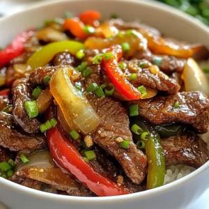 To make Chinese Pepper Steak with Onions, gather these fresh items: - 1 lb flank steak, sliced thinly against the grain - 2 tablespoons soy sauce - 1 tablespoon cornstarch - 1 tablespoon sesame oil - 1 bell pepper (red or green), sliced thinly - 1 large onion, thinly sliced - 3 cloves garlic, minced - 1 teaspoon ginger, minced - 1 tablespoon oyster sauce - 1 teaspoon black pepper - 2 tablespoons vegetable oil - Green onions, chopped (for garnish) If you can't find an ingredient, here are some swaps: - Flank steak can be replaced with sirloin or skirt steak. - Soy sauce can be swapped for tamari for a gluten-free option. - Sesame oil may be replaced with olive oil if needed. - Bell peppers can be any color, or you can use snow peas for a crunch. - Oyster sauce can be omitted or replaced with soy sauce for a lighter flavor. Using fresh ingredients makes a big difference in flavor. Here's what to look for: - Choose flank steak that is bright red with a bit of marbling. - Pick bell peppers that are firm and shiny with no blemishes. - Select onions that are heavy for their size with dry, papery skins. - Fresh garlic should be firm and plump, while ginger should be smooth and unblemished. - Always check the expiration dates on sauces and oils for the best taste. {{ingredient_image_1}} First, take your flank steak and slice it thinly. Cutting against the grain helps it stay tender. Place the sliced steak in a bowl. Add 2 tablespoons of soy sauce and 1 tablespoon of cornstarch. Mix well so all the pieces get coated. Let it marinate for about 15 to 20 minutes. This step adds flavor and helps tenderize the meat. Next, heat 1 tablespoon of sesame oil in a large skillet or wok over medium-high heat. Once hot, add the marinated steak. Spread it out in a single layer. Let it sear for 2 to 3 minutes until it turns brown. This step locks in the juices and gives a nice flavor. After browning, remove the steak from the skillet and set it aside. In the same skillet, add 2 tablespoons of vegetable oil. Once the oil is hot, toss in the sliced onions and bell pepper. Add 3 cloves of minced garlic and 1 teaspoon of minced ginger. Sauté these for 4 to 5 minutes. You want the veggies to become tender but still crisp. This stage adds color and texture to your dish. Now, it’s time to bring everything together. Return the cooked steak to the skillet with the veggies. Pour in 1 tablespoon of oyster sauce and sprinkle 1 teaspoon of black pepper. Stir-fry for another 2 minutes. This ensures the steak is cooked through and the sauce coats everything well. Once done, remove it from the heat and garnish with chopped green onions. Enjoy your delicious Chinese pepper steak with onions! To get the best steak, choose flank steak. Slice it thinly against the grain. This makes the meat tender. Marinate it for at least 15 minutes. Use soy sauce and cornstarch in your marinade. The cornstarch helps keep the steak juicy. When cooking, make sure the skillet is hot. Sear the steak for 2-3 minutes. Don't overcrowd the pan; this helps it brown nicely. Add depth to your dish by using fresh ingredients. Minced garlic and ginger bring great taste. Using sesame oil gives a nice nutty flavor. For more umami, oyster sauce is a must. Feel free to mix in other veggies, like carrots or snap peas. A splash of vinegar can brighten the dish too. Don't forget to finish with chopped green onions for freshness. One mistake is not marinating long enough. This can lead to bland steak. Another error is cooking the steak too long. Overcooked meat becomes tough. Make sure to use high heat when searing. Avoid using too much oil; it can make the dish greasy. Lastly, don't skip the green onions. They add color and flavor to your meal. Pro Tips Marinate for Flavor: Allow the steak to marinate for at least 20 minutes to enhance the flavor and tenderness of the meat. High Heat for Searing: Ensure your skillet or wok is hot enough before adding the steak; this will help achieve a nice sear and lock in the juices. Veggie Crunch: Don’t overcook the vegetables; they should remain slightly crisp for the best texture and flavor contrast with the beef. Garnish for Freshness: Finish the dish with freshly chopped green onions; they add a pop of color and a fresh flavor that brightens the meal. {{image_2}} You can easily change the protein in this dish. Instead of flank steak, you can use chicken, pork, or shrimp. Each protein will bring its own flavor and texture. - Chicken: Use boneless, skinless chicken breast, cut into thin strips. Marinate it just like the steak. - Pork: Thinly slice pork tenderloin. It cooks fast and gets tender quickly. - Shrimp: Use peeled, deveined shrimp. Add them to the skillet last, cooking just until pink. If you want a meat-free meal, there are great veggie options. Tofu is a perfect choice. - Tofu: Use firm tofu for a hearty texture. Press it to remove extra moisture, then cut into cubes. Marinate like steak and follow the same cooking steps. - Mushrooms: Try using a mix of shiitake and button mushrooms for depth of flavor. Sauté them until tender. - Seitan: This wheat-based protein has a chewy texture. Slice it thin and treat it like meat in the recipe. You can adjust the flavors in this dish to fit your taste. - Spicy: Add sliced jalapeños or a dash of chili flakes for heat. - Sweet: Mix in a splash of honey or add some sliced carrots for natural sweetness. - Herbs: Fresh cilantro or basil can add a fresh touch. Sprinkle them on top just before serving. These variations keep the dish fun and exciting for everyone at your table. After you cook your Chinese pepper steak, let it cool down. Place it in an airtight container. This keeps it fresh. Store it in the fridge for up to three days. Make sure to eat it within this time for the best taste. To reheat, you can use a microwave or a skillet. If using a microwave, place the steak in a bowl. Cover it with a lid or a damp paper towel. Heat on medium power for 1-2 minutes. Stir halfway through. If using a skillet, heat it on medium heat. Add a splash of water or oil to keep it moist. Stir until it's hot. This helps keep the flavors intact. You can freeze your pepper steak if you want to save some for later. Allow it to cool completely. Place it in a freezer-safe bag or container. Squeeze out any air before sealing. It can stay in the freezer for up to three months. When ready to eat, thaw it in the fridge overnight before reheating. This keeps the taste fresh and delicious. You can serve this dish with plain white rice or fried rice. The rice soaks up the sauce well. You might also enjoy it with steamed broccoli or sautéed bok choy. If you want something different, try serving it with noodles. This adds a nice twist and extra flavor. To make this dish gluten-free, use tamari instead of soy sauce. Tamari is a great substitute that still provides the same salty flavor. You should also check your oyster sauce for gluten. Some brands offer gluten-free options. Always read the label to be sure. Yes, you can make this dish ahead of time. Cook the steak and vegetables, then cool them down. Store them in the fridge for up to three days. When you’re ready to eat, just reheat it in a skillet. This saves you time on busy days and still tastes great! This blog post covered the key steps to make Chinese Pepper Steak with Onions. We discussed ingredients, marinating and cooking methods, and tips for a perfect dish. I shared ways to customize your recipe and how to store leftovers. Remember, using fresh ingredients and avoiding common mistakes boosts flavor. Whether you're a beginner or experienced cook, you can impress with this dish. Enjoy your cooking journey and make it your own!