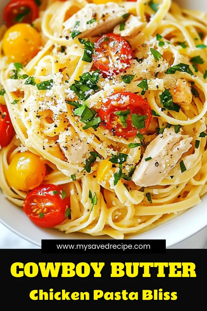 Discover the delicious fusion of flavors in this Cowboy Butter Chicken Linguine recipe! This easy chicken pasta dish combines tender chicken, creamy garlic pasta, and a spicy kick from cayenne pepper. Perfect for a weeknight dinner, it's both satisfying and simply effortless to make. Get ready to impress your family with this creamy garlic linguine that's sure to please. Save it for your next meal idea! #CowboyButterChicken #LinguinePastaRecipe #EasyChickenPasta #SpicyChickenLinguine