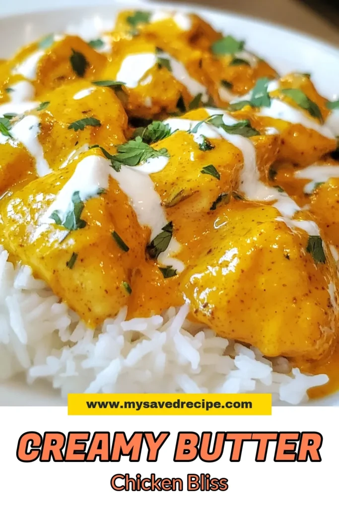 Indulge in this easy homemade butter chicken recipe that's perfect for any occasion! This creamy butter chicken features tender chicken thighs marinated in yogurt and a blend of spices, like garam masala. A delightful chicken curry with yogurt, it pairs wonderfully with basmati rice or garlic naan. Discover the joy of cooking this Indian butter chicken thighs dish and impress your family! Save this recipe now! #ButterChicken #CreamyButterChicken #ChickenCurry #GaramMasala