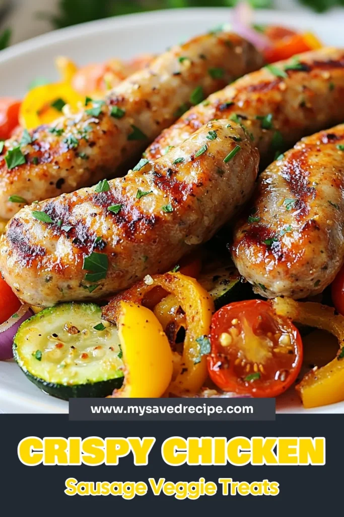 Whip up a delicious meal with this air fryer chicken sausage and veggie medley! This crispy chicken sausage recipe features juicy chicken sausage and a colorful veggie mix, making it one of the healthiest air fryer recipes you'll love. Perfect for quick dinner recipes air fryer nights! Get the full recipe and enjoy a flavorful, nutritious dish that the whole family will adore. Save this post for easy reference! #AirFryerChickenSausage #HealthyAirFryerRecipes #QuickDinnerRecipesAirFryer #CrispyChickenSausageRecipe