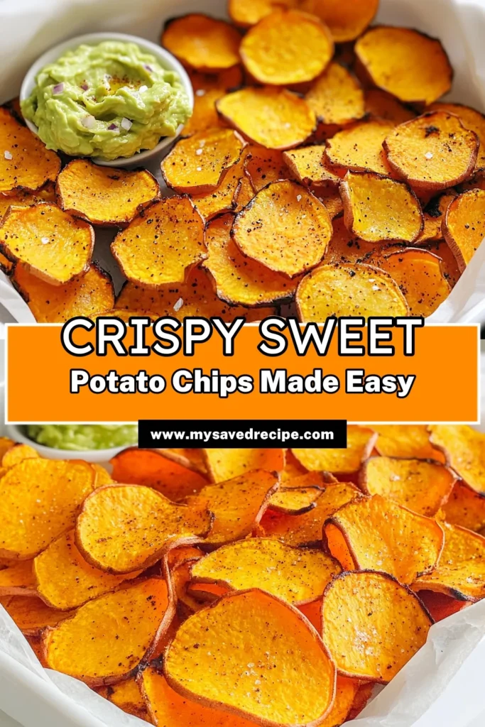 Crunchy and delicious, these Crispy Air Fryer Sweet Potato Chips are the perfect snack! Made with just a few simple ingredients like sweet potatoes, olive oil, and spices, they’re healthier and tastier than store-bought chips. With easy instructions that guide you to crispy perfection, you'll love every bite. Click to explore this easy recipe and elevate your snacking game! #SweetPotatoChips #AirFryerRecipes #HealthySnacks #SnackTime