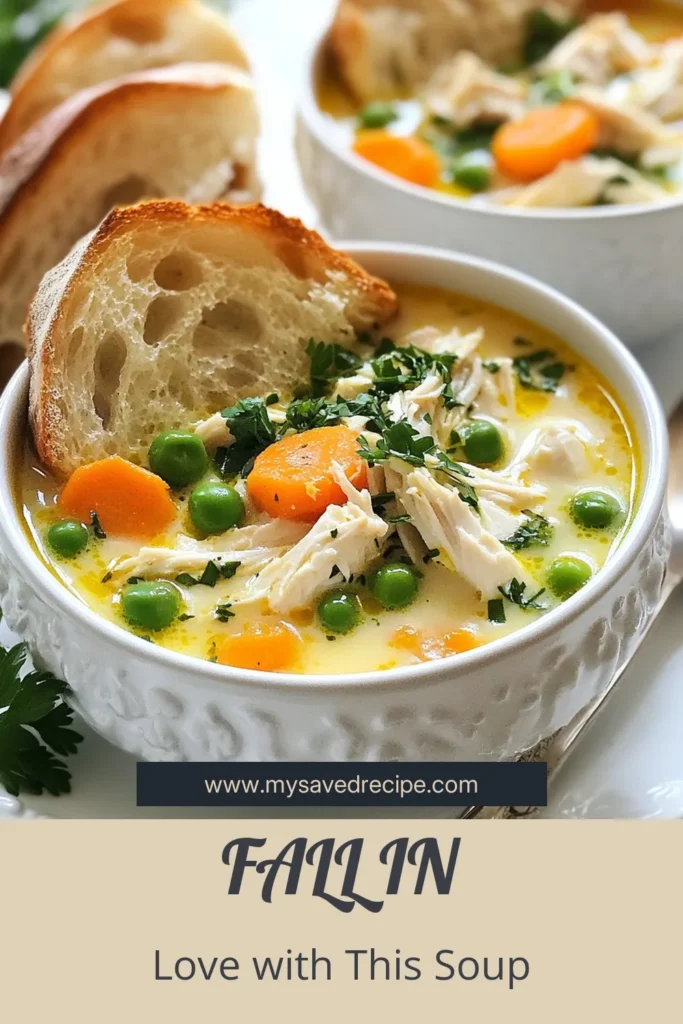 Discover the deliciousness of Marry Me Chicken Soup, a creamy chicken soup recipe that's perfect for cozy nights! This quick chicken soup boasts hearty flavors with tender chicken, fresh vegetables, and creamy goodness. It's an easy homemade chicken soup recipe that will win hearts at the dinner table. Perfect for family meals, this soup is sure to impress! Try it today and save for later! #MarryMeChickenSoup #CreamyChickenSoup #HeartyChickenSoup #QuickChickenSoup