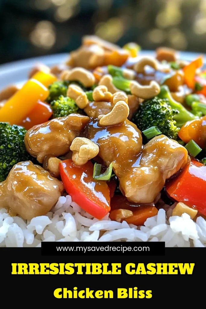 Elevate your dinner game with this delectable Cashew Chicken Stir Fry recipe! Packed with tender chicken, colorful veggies, and crunchy cashews, this dish is a flavorful twist on a classic favorite. Perfect for a quick weeknight meal, it's ready in just 30 minutes! Dive into the full recipe and discover tips for presentation that will impress your family and friends. Don't miss out, click to explore now! #ChickenStirFry #DinnerIdeas #HealthyRecipes #EasyCooking