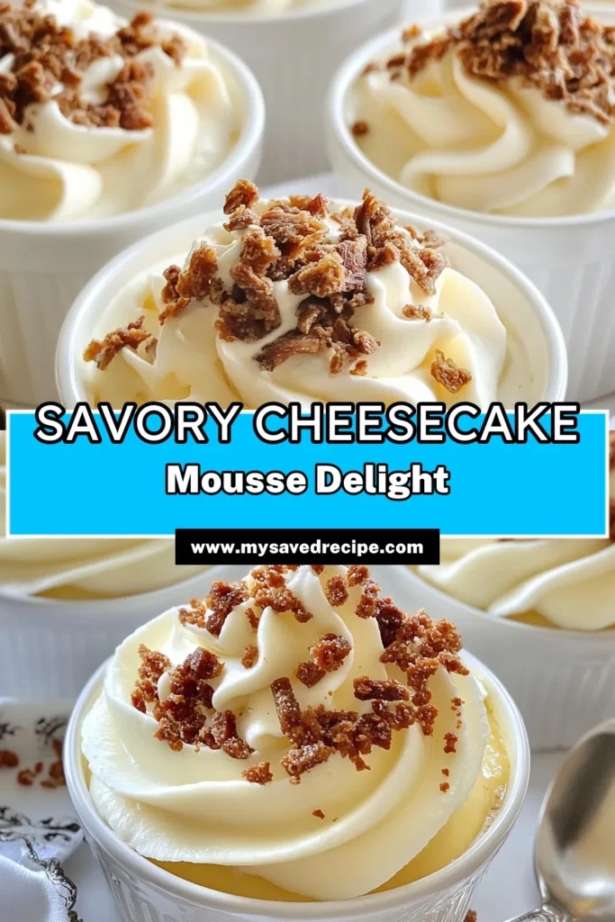 Indulge in this delicious Carnivore Cheesecake Mousse, a unique keto dessert recipe that is perfect for low carb lovers. This savory mousse recipe blends cream cheese and heavy cream with ground beef jerky for an unexpected twist. Made in just 10 minutes, it's not only quick but also a perfect low carb cheesecake option to impress your guests. Try it today and enjoy a delightful dessert experience! #KetoDessert #LowCarbCheesecake #CarnivoreDiet #SavoryMousse