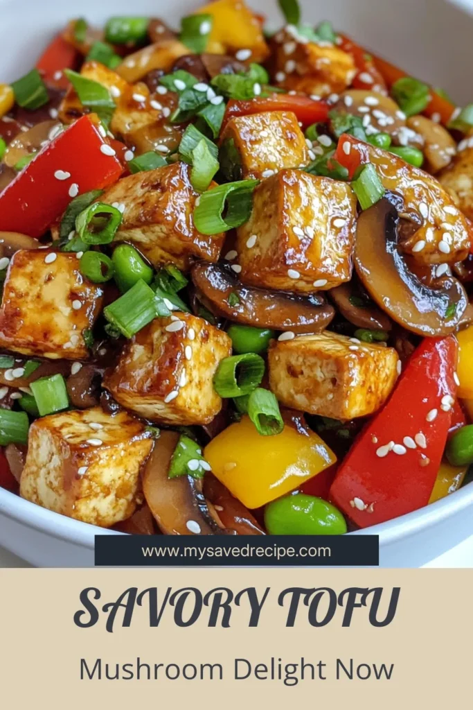 Discover a delicious mushroom tofu stir fry recipe that perfectly blends savory flavors in this easy vegetarian dish. Packed with protein and nutrients, this gluten-free stir fry features fresh mushrooms, colorful veggies, and crispy tofu, making it a standout meal. Ready in just 30 minutes, it’s perfect for busy weeknights. Try this easy tofu stir fry recipe and enjoy a wholesome meal tonight! Save this for later! #TofuStirFry #EasyVegetarianRecipes #MushroomStirFry #GlutenFreeStirFry