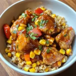 - 1 lb boneless, skinless chicken thighs, diced - 1 cup uncooked brown rice - 1 ½ cups chicken broth - ½ cup honey - ½ cup BBQ sauce (your choice) - 1 tablespoon olive oil - 1 red bell pepper, diced - 1 cup corn (frozen or fresh) - 1 small red onion, diced - 2 cloves garlic, minced - 1 teaspoon smoked paprika - Salt and pepper to taste - Fresh parsley or green onions for garnish Using boneless, skinless chicken thighs adds great flavor. They stay juicy and tender. Brown rice gives a nutty taste and is healthier than white rice. Feel free to mix in some fresh veggies. Diced red bell pepper adds color and crunch. Use low-sodium chicken broth to control salt levels. If you like a little kick, add some cayenne pepper. The honey and BBQ sauce mix brings sweetness and tang. You can pick any BBQ sauce you enjoy. You can swap chicken thighs for chicken breasts if you prefer. They will cook faster, so watch the time. If you want a veggie dish, use tofu or chickpeas instead of chicken. Try using quinoa instead of brown rice for a different taste. If you have other veggies, toss them in too! Broccoli or zucchini work well. Fresh herbs like cilantro or basil can also add a nice touch. {{ingredient_image_1}} First, grab a large skillet and set it on medium heat. Add one tablespoon of olive oil. Once the oil heats up, introduce one pound of diced, boneless chicken thighs. Season the chicken with salt, pepper, and one teaspoon of smoked paprika. Cook the chicken for about five to seven minutes. Stir it often to get an even brown color. The chicken should be cooked through and no longer pink inside. Next, it's time to add some color and flavor. Toss in one small diced red onion and two cloves of minced garlic. Cook this mixture for another two to three minutes. You want the onion to turn soft and translucent. This step builds a great base for your dish. In a small bowl, mix together half a cup of honey and half a cup of your favorite BBQ sauce. Pour this sweet and tangy mix over the chicken in the skillet. Sauté for an additional two minutes. This will let the flavors meld beautifully. Now, stir in one cup of uncooked brown rice, one cup of corn, and one and a half cups of chicken broth. Make sure the rice is well mixed and fully submerged in the broth. Bring the skillet to a gentle simmer. Reduce the heat to low, cover, and let it cook for about 30 to 35 minutes. The rice will absorb the liquid and become tender. Stir occasionally to avoid sticking. After cooking, remove the skillet from heat and let it sit covered for five minutes. Fluff the rice with a fork before serving. For juicy and tasty chicken, use boneless, skinless chicken thighs. They cook quickly and stay moist. Dice them into small pieces for even cooking. Heat your skillet over medium heat and add olive oil before adding chicken. Season with salt, pepper, and smoked paprika for extra flavor. Cook until browned and cooked through, about 5-7 minutes. Stir often to avoid burning. Use brown rice for a wholesome meal. It takes longer to cook but adds fiber. Combine uncooked rice with chicken broth in the skillet. Bring to a simmer, then lower the heat and cover. Let it cook for 30-35 minutes. Stir occasionally to keep it from sticking. Once done, let it sit covered for 5 minutes before fluffing. To boost flavor, mix honey and BBQ sauce before adding it to the chicken. This adds a sweet and tangy taste. Don't forget to sauté red onion and garlic with the chicken. Their aroma adds depth to the dish. Feel free to add diced red bell peppers and corn for color and nutrients. For a fresh touch, garnish with parsley or green onions. Pro Tips Use High-Quality BBQ Sauce: Choosing a good quality BBQ sauce can significantly enhance the flavor of your dish. Look for sauces that are made with natural ingredients and have a flavor profile you enjoy. Let the Chicken Marinate: For an extra layer of flavor, consider marinating the chicken thighs in the honey and BBQ sauce mixture for 30 minutes before cooking. Check Rice for Doneness: Since different brands of brown rice may require varying cooking times, check the rice a few minutes before the suggested time to ensure it doesn’t overcook. Garnish for Freshness: Always finish your dish with a sprinkle of fresh herbs like parsley or green onions. This not only adds color but also a burst of fresh flavor that complements the richness of the dish. {{image_2}} You can switch the chicken for other proteins. Try turkey, pork, or tofu. Each option brings its unique taste. If you choose turkey, use ground turkey for a quick cook. For pork, diced tenderloin works well. Tofu is great for a plant-based meal. Just make sure to press it first to remove excess water. Want to make it meat-free? Load up on veggies instead! Use a mix of mushrooms, zucchini, and bell peppers. You can also add spinach or kale for extra greens. Just sauté them with the garlic and onion. This adds flavor and makes the dish heartier. Remember, more veggies mean more color and nutrients! Brown rice is tasty, but you can try other grains. Quinoa adds protein and cooks quickly. Jasmine or basmati rice gives a fragrant touch. If you prefer white rice, it will cook faster. Adjust the liquid amounts based on the rice you use. Always check the cooking times for best results. To keep your Honey BBQ Chicken and Rice Skillet fresh, start by letting it cool down. Once cool, transfer it to an airtight container. Store it in the fridge for up to four days. Make sure to label the container with the date. This helps you remember when you made it. When you are ready to enjoy leftovers, you can reheat them easily. Place the rice and chicken mix in a skillet over medium heat. Add a splash of chicken broth or water to keep it moist. Stir often until it's hot all the way through. You can also use the microwave. Place the food in a microwave-safe dish and cover it. Heat for 1-2 minutes, stirring halfway. Check that it’s hot before serving. If you want to save some for later, freezing is a great option. Portion the Honey BBQ Chicken and Rice Skillet into freezer-safe bags or containers. Make sure to remove as much air as possible. Label each bag with the date. It can last up to three months in the freezer. When ready to eat, thaw it in the fridge overnight. Then reheat as instructed above. This way, you can enjoy a quick meal anytime! Yes, you can use brown rice. Brown rice needs more time to cook. It adds a nutty flavor and more fiber. Just adjust the cooking time to about 30-35 minutes. Make sure you have enough broth to cook it fully. The chicken is fully cooked when it reaches 165°F. You can use a meat thermometer to check. The chicken should be golden brown on the outside. Cut into a piece; it should be white, not pink. Use your favorite BBQ sauce for great taste. Sweet sauces like honey BBQ work well. Spicy sauces can add a kick. Look for sauces that are thick and rich for the best flavor. This post covered the key steps for making a great Honey BBQ Chicken meal. We explored the ingredients, cooking methods, and tips for perfect rice. I shared ways to customize your dish, plus how to store and reheat leftovers. Remember, cooking is fun! With some practice, you can master this recipe. Don't hesitate to get creative and try new flavors. Enjoy your cooking journey!