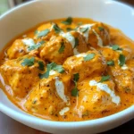 - 500g boneless chicken thighs, cut into pieces - 2 tablespoons yogurt - 1 tablespoon lemon juice - 2 teaspoons garam masala - 1 teaspoon turmeric powder - 1 teaspoon cumin powder - 1 tablespoon ginger-garlic paste - 2 tablespoons butter - 1 onion, finely chopped - 2 tomatoes, pureed - 100ml heavy cream - 1 teaspoon red chili powder (adjust to taste) - 1 tablespoon sugar - Salt to taste - Fresh cilantro, chopped (for garnish) Each ingredient plays a key role in making butter chicken rich and tasty. The chicken thighs give a tender bite. Yogurt and lemon juice help to tenderize the meat while adding tang. Garam masala, turmeric, and cumin add depth and warmth to the dish. You can swap chicken thighs for chicken breast if you prefer leaner meat. For a dairy-free option, try coconut cream instead of heavy cream. If you want it spicier, increase the red chili powder. This dish is all about balance. The sugar adds a hint of sweetness to cut the spice. Fresh cilantro makes a lovely finish, adding color and flavor. Enjoy experimenting with these ingredients to find your perfect mix! {{ingredient_image_1}} 1. Marinating the Chicken: Start by cutting 500g of boneless chicken thighs into pieces. In a bowl, combine the chicken with 2 tablespoons of yogurt, 1 tablespoon of lemon juice, 2 teaspoons of garam masala, 1 teaspoon of turmeric powder, 1 teaspoon of cumin powder, and 1 tablespoon of ginger-garlic paste. Mix well. Cover the bowl and let the chicken marinate for at least 30 minutes. For best results, marinate overnight in the fridge. This step adds deep flavor to the chicken. 2. Cooking the Chicken: Heat 1 tablespoon of butter in a pan over medium heat. Once the butter melts, add the marinated chicken. Cook for about 8-10 minutes until the chicken is browned and no longer pink. Use a spatula to stir the chicken gently. Once cooked, remove the chicken from the pan and set it aside. This helps keep the chicken juicy. 3. Making the Sauce: In the same pan, add the remaining tablespoon of butter. Toss in 1 finely chopped onion and sauté until it turns translucent and lightly golden. This should take about 5 minutes. Next, add 2 pureed tomatoes to the pan. Cook this mixture for 5-7 minutes, stirring often. You’ll know it’s ready when the oil starts to separate from the sauce. 4. Combining Chicken and Sauce: Lower the heat and stir in 100ml of heavy cream, 1 teaspoon of red chili powder (adjust to your taste), and 1 tablespoon of sugar. Mix everything well. Then, return the cooked chicken to the pan. Let it simmer for 10 minutes. This allows the chicken to absorb the flavors of the sauce. Add salt to taste. 5. Final Assembly and Garnishing: Once the chicken is tender and the sauce is thickened, it’s time to serve. Garnish with freshly chopped cilantro. This adds a nice touch and fresh flavor. Serve the butter chicken warm with rice or naan. Enjoy the rich, creamy goodness! - Perfecting the Marinade: For the best flavor, marinate your chicken for at least 30 minutes. If you can, let it sit overnight. This allows the spices to soak in deeply. Use fresh yogurt for a creamy texture. The lemon juice adds a nice tang. - Making the Sauce More Flavorful: Use ripe tomatoes for the sauce. They add sweetness and richness. Cook the tomato puree until the oil separates; this step boosts the flavors. Add a pinch of sugar to balance acidity. Don't skip the heavy cream; it makes the sauce rich and smooth. - Avoiding Overcooking the Chicken: Cook the chicken until it’s just done, about 8-10 minutes. Remove it from the pan as soon as it turns brown and no longer pink. The chicken will cook more in the sauce. Always check for doneness with a meat thermometer; 165°F is safe. Pro Tips Marination Magic: Marinate the chicken overnight for deeper flavor absorption and tenderness. Butter Balance: Use a mix of ghee and butter for a richer, more authentic taste. Tomato Texture: For a smoother sauce, blend the tomatoes until completely pureed before adding them to the pan. Spice Adjustment: Adjust the red chili powder according to your heat preference; start with less and add more as needed. {{image_2}} You can make butter chicken your own with some easy swaps. If you want a vegetarian dish, try using tofu or paneer. Both soak up flavor well and are good protein sources. For spices, you can mix it up. Try adding cardamom or cinnamon for warmth. You can also use smoked paprika for a different taste. These spices give your dish a unique twist. If you prefer a lighter option, swap heavy cream for coconut milk or cashew cream. Both will still give you a rich texture. You can also use low-fat yogurt for a tangy flavor without too many calories. These swaps can give you a new butter chicken experience. Experiment and enjoy! To keep your butter chicken fresh, store it in an airtight container. Let it cool before sealing the container. You can keep it in the fridge for up to three days. If you have more, freezing is a good option. Place it in a freezer-safe container. It can last for up to three months in the freezer. When it’s time to eat, reheating is easy. Start by taking it out of the fridge or freezer. If frozen, let it thaw in the fridge overnight. To reheat, use a pan on low heat. Stir often to prevent sticking. Add a splash of water or cream to keep it moist. Avoid using a microwave if you want to keep the flavors strong. If you want to freeze butter chicken, do it right after cooking. Let it cool first, then portion it out. Use small containers for easy use later. Label the containers with the date, so you know when to use them. For the best taste, eat it within two to three months. Butter Chicken, also called Murgh Makhani, comes from India. It began in Delhi in the 1950s. A restaurant called Moti Mahal made it famous. They used leftover chicken, cooked in a creamy tomato sauce. This dish mixes flavors from North Indian cooking. It has become popular worldwide for its rich taste. You can easily change the spice levels to suit your taste. If you want it milder, reduce the red chili powder. Start with half a teaspoon. You can also add more cream to tone down the heat. For a spicier dish, increase the chili powder. You can add green chilies for extra heat. Taste as you go to find your perfect balance. Yes, you can cook Butter Chicken in a slow cooker! First, marinate the chicken as usual. Then, add all the ingredients to the slow cooker. Cook on low for 6-8 hours or high for 3-4 hours. This method makes the chicken super tender. The flavors will blend well over time. Just stir in the cream before serving for a rich finish. This blog post breaks down the essentials of making Butter Chicken. We explored the ingredients and their roles. The step-by-step instructions guide you through marinating and cooking. Tips and tricks help you perfect your flavors and avoid mistakes. We also discussed fun variations, including vegetarian swaps. Lastly, I shared storage tips to keep your dish fresh. With these insights, you can enjoy Butter Chicken that tastes amazing every time. Keep experimenting and enjoy your cooking!