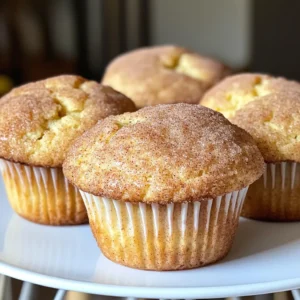 - 1 ½ cups all-purpose flour - 1 teaspoon baking powder - ½ teaspoon baking soda - ½ teaspoon salt - 1 teaspoon ground cinnamon - ½ cup unsalted butter, softened - 1 cup granulated sugar - 2 large eggs - 1 teaspoon vanilla extract - ¾ cup buttermilk - ½ cup cinnamon sugar (1/4 cup granulated sugar + 1 tablespoon ground cinnamon) Gathering the right ingredients is key. I love using high-quality flour for the best texture. The baking powder and baking soda work together to make the muffins rise. Salt and cinnamon add flavor, too. For the wet mix, I prefer unsalted butter. It gives you control over the saltiness. Granulated sugar adds sweetness and helps with the muffin's texture. Eggs bind everything together. I always use fresh eggs for their richness. Vanilla adds a nice touch, and buttermilk keeps the muffins moist. For the topping, the cinnamon sugar is a must. It gives the muffins a sweet, crunchy finish. You can adjust the sugar and cinnamon to your taste. The balance of flavors makes these muffins a delight. - Preheat the oven to 350°F (175°C). - Line or grease the muffin tin. Start by preheating your oven. This step ensures even baking. Greasing or lining the muffin tin helps muffins come out easily. - Whisk the dry ingredients together. - Cream the butter and sugar. - Add eggs and vanilla to the mixture. In a bowl, whisk together the flour, baking powder, baking soda, salt, and cinnamon. This mix adds flavor and structure. In another bowl, beat the softened butter with sugar until it’s light and fluffy. This process creates air, making the muffins rise. Next, add the eggs one at a time and mix well. Finally, stir in the vanilla extract for that warm flavor. - Alternate adding dry ingredients and buttermilk. - Fill muffin tins with batter. Now it's time to combine everything. Gradually add the dry mixture and buttermilk to the butter mix, starting and finishing with the dry mix. Remember, mix gently to avoid tough muffins. Once mixed, scoop the batter into the muffin tins, filling each about two-thirds full. - Prepare the cinnamon sugar topping. - Bake and check for doneness. For the topping, mix sugar and cinnamon in a small bowl. Sprinkle it generously over the muffins before baking. Now, place the muffin tin in the oven. Bake for 18-20 minutes. To check if they are done, insert a toothpick in the center. It should come out clean. - Cool muffins in the pan. - Transfer to a wire rack. After baking, let the muffins cool in the pan for 5 minutes. This helps them firm up. Then, carefully transfer them to a wire rack to cool completely. Enjoy the delightful aroma as they cool! To make your snickerdoodle muffins fluffy, cream the butter and sugar well. I use an electric mixer for this step. Mix them for about 3 to 4 minutes. You want the mixture to be light and fluffy. This adds air to your muffins. Be careful not to overmix the batter when you combine wet and dry ingredients. Mix until you see no dry flour. Overmixing can make your muffins tough. Gently folding in the ingredients keeps them soft and airy. You can serve these muffins warm or at room temperature. They taste great either way. I like to arrange them on a rustic wooden platter. For a special touch, sprinkle extra cinnamon sugar on top just before serving. This adds a nice crunch and sweetness. Here are some essential tools for this recipe: - Electric mixer for creaming butter and sugar - Muffin tin, preferably a non-stick type - Mixing bowls for dry and wet ingredients - Whisk for combining dry ingredients Using a quality muffin tin helps your muffins bake evenly. A non-stick tin makes it easy to remove muffins without any mess. {{image_2}} You can easily change the flavor of your snickerdoodle muffins. Try adding chocolate chips or nuts for a sweet crunch. They add a rich texture that complements the cinnamon well. If you love fruit, mix in some diced apples or mashed bananas. These fruits add moisture and a hint of natural sweetness. You can even use dried fruits like raisins or cranberries for an extra twist. If you need a gluten-free version, use alternative flours like almond or coconut flour. These flours can change the texture, so experiment to find what you like best. For a vegan option, substitute butter with coconut oil and use flax eggs instead of regular eggs. Mix 1 tablespoon of flaxseed meal with 3 tablespoons of water for one egg. This will keep your muffins moist and delicious. You can get creative with the toppings too. Instead of the standard cinnamon sugar, try a streusel topping. Mix flour, sugar, and butter for a crumbly texture. It adds a nice crunch on top. Another fun option is to use flavored sugars, like maple or hazelnut. These sugars can give your muffins a unique taste that surprises your guests. To keep your muffins fresh, store them in an airtight container. This helps them stay soft and moist. Place them at room temperature if you plan to eat them within a few days. They will last about 2 to 3 days this way. If you want to keep them longer, refrigerate them. In the fridge, they can last up to a week. Just remember, cold air can dry them out, so keep them sealed tight. Freezing muffins is a great way to save them for later. To freeze, first, let the muffins cool completely. Then wrap each muffin in plastic wrap. After that, place them in a freezer-safe bag or container. This will keep them fresh for about 2 to 3 months. When you want to enjoy one, take it out and let it thaw at room temperature. You can also warm it up in the microwave for a few seconds. This helps keep the texture nice and soft. The secret to fluffy muffins lies in two key steps: using the right ingredients and mixing them correctly. - Use room temperature butter: This helps the butter cream better with sugar. - Cream well: Mix the butter and sugar until it’s light and fluffy. This takes about 3-4 minutes. - Do not overmix: When adding flour, mix until just combined. Overmixing makes the muffins dense. These steps help create air pockets, leading to a light and fluffy texture. To keep your muffins moist, focus on two important factors: buttermilk and fat content. - Buttermilk: It adds moisture and a slight tang. It helps break down gluten, making muffins softer. - Fat content: The unsalted butter also contributes to moisture. It adds richness to the muffins. Both ingredients are key to achieving that perfect moist muffin. Yes, you can use regular milk. However, you need to make a small change. - Add acid: Mix ¾ cup of regular milk with 1 tablespoon of lemon juice or vinegar. Let it sit for 5 minutes. This will mimic buttermilk’s tang and acidity. - Adjust baking powder: Using regular milk means you may need to adjust the baking powder slightly, but usually, it works well. This option helps you achieve a similar texture and flavor. Snickerdoodle muffins can last a good while when stored properly. - Room temperature: They stay fresh for about 2-3 days. Keep them in an airtight container. - Refrigerator: If you store them in the fridge, they can last up to a week. For longer storage, consider freezing. This helps maintain freshness for up to three months. You now have a simple guide to baking delicious snickerdoodle muffins. We covered the key ingredients, step-by-step instructions, and helpful tips. Remember to cream the butter and sugar well for fluffy muffins. Try out different flavors and toppings to make them your own. Proper storage keeps them fresh for longer. Enjoy these tasty treats straight from the oven or at room temperature. You have all the tools to succeed. Get ready to impress your friends and family with your baking skills!
