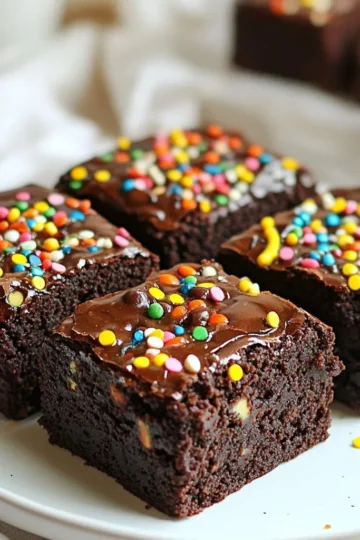 To make these tasty vegan cosmic brownies, you will need: - 1 cup almond butter (or any nut/seed butter) - 1/2 cup maple syrup - 1/4 cup unsweetened cocoa powder - 1 cup oat flour (or whole wheat flour) - 1/4 teaspoon baking soda - 1/4 teaspoon salt - 1 teaspoon vanilla extract - 1/2 cup vegan chocolate chips - 1/4 cup colorful sprinkles (vegan-friendly) - Optional: 1/4 cup chopped nuts (like walnuts or pecans) You can swap some ingredients if needed. Here are a few options: - Use peanut butter instead of almond butter for a different taste. - Agave syrup works well if you do not have maple syrup. - If oat flour is not on hand, whole wheat flour is a great choice. - For gluten-free brownies, use gluten-free flour blends. - Any vegan chocolate chips can replace the ones listed. - You can skip nuts for a nut-free version. These brownies are not just tasty; they can also be good for you. Here’s a quick look at what makes them special: - Almond butter provides healthy fats and protein. - Maple syrup adds natural sweetness with minerals. - Cocoa powder gives antioxidants and a rich chocolate flavor. - Oat flour is high in fiber, which is great for digestion. Feel free to add nuts for extra crunch and nutrition! {{ingredient_image_1}} Start by preheating your oven to 350°F (175°C). Next, take an 8x8 inch baking pan and line it with parchment paper. Make sure to leave some paper hanging over the edges. This makes it easy to lift the brownies out later. In a large mixing bowl, add 1 cup of almond butter and 1/2 cup of maple syrup. Mix them well until they become smooth. Then, stir in 1 teaspoon of vanilla extract. This adds a nice flavor to your brownies. In another bowl, whisk together 1 cup of oat flour, 1/4 cup of cocoa powder, 1/4 teaspoon of baking soda, and 1/4 teaspoon of salt. Make sure these dry ingredients are well blended. This step is key for the texture of your brownies. Now, slowly add the dry mix to the wet mix. Stir gently until just combined. The batter should be thick and fudgy. If you want extra flavor, fold in 1/2 cup of vegan chocolate chips and 1/4 cup of chopped nuts. Pour the thick batter into your prepared pan. Use a spatula to spread it evenly. Before baking, gently press colorful sprinkles onto the top of the batter. Bake your brownies for 25-30 minutes. Check doneness with a toothpick; it should come out mostly clean. Once baked, let the brownies cool in the pan for about 10 minutes. Then, lift them out using the parchment paper. Place them on a wire rack to cool completely. After cooling, slice them into squares. Enjoy your cosmic brownies! To get the best fudgy texture, use almond butter. It gives richness and moisture. Mix the wet ingredients well. This helps create a smooth batter. Be careful not to overmix when adding dry ingredients. Stir just until combined. This keeps the brownies soft and chewy. If you have leftover brownies, store them in an airtight container. Keep them at room temperature for up to three days. For longer storage, place them in the fridge for a week. You can also freeze brownies. Wrap them tightly in plastic wrap. Then, place them in a freezer-safe bag. They will last for up to three months. Serve your cosmic brownies on a colorful plate. Add extra sprinkles on top for fun. You can dust them with cocoa powder for a nice touch. Pair them with a scoop of vegan ice cream. This makes a tasty dessert. Enjoy them with friends or family for a special treat! Pro Tips Choose your nut butter wisely: Different nut or seed butters can alter the flavor and texture. Almond butter gives a nice richness, but cashew or sunflower butter can be great alternatives. Check your cocoa powder: Use high-quality cocoa powder for a deeper chocolate flavor. Dark cocoa powder can also enhance the richness of these brownies. Don't overmix: Once you combine the wet and dry ingredients, mix just until combined. Overmixing can result in tougher brownies. Store properly: To keep your brownies fresh, store them in an airtight container at room temperature. They can also be frozen for longer shelf life! {{image_2}} You can make a nut-free version of these brownies. Use sunflower seed butter instead of almond butter. This swap keeps the brownies creamy and rich. You can enjoy them without nuts. Also, check that your chocolate chips do not have nuts in them. If you need a gluten-free option, use oat flour. Oat flour is a great choice. It keeps the brownies soft and delicious. Just make sure your oat flour is certified gluten-free. This way, you can enjoy these treats without worry. Feel free to get creative with flavors! Add a teaspoon of mint extract for a fresh taste. You can also swirl in some peanut butter for a rich flavor. Just drop spoonfuls of peanut butter in the batter before baking. With these additions, each bite can bring a new surprise. You can find many brands that make vegan cosmic brownies. Look for well-known brands like Enjoy Life and Little Debbie. They often have tasty, vegan-friendly snacks. These brands focus on making treats that everyone can enjoy. Just check the packaging to ensure they are vegan. Shopping online is a great way to find vegan cosmic brownies. Websites like Amazon and Thrive Market offer many options. You can browse their selections and read reviews. This helps you find the best products. You can order your favorite brownies right to your door. Plus, many online stores have sales and discounts, which is a bonus! If you prefer shopping in person, local stores are a good choice. Health food stores, grocery chains, and specialty shops often carry vegan snacks. Look for bakeries that focus on vegan treats as well. It's fun to explore your area and discover new flavors. Always check the labels to make sure they are vegan. Enjoy finding your cosmic brownies nearby! Yes, you can use different nut butters. Almond butter works great, but peanut butter is also a good choice. Sunflower seed butter is a great nut-free option. Each nut butter gives a unique flavor. This way, you can mix it up based on what you have. To check if the brownies are done, insert a toothpick into the center. If it comes out mostly clean, the brownies are ready. A few moist crumbs are okay. The edges should look firm, and the center should not jiggle. This check helps you get that perfect fudgy texture. Yes, you can freeze these brownies. After they cool, cut them into squares. Wrap each square in plastic wrap. Place them in a freezer-safe bag. They can last up to three months. When you want one, just thaw it at room temperature or heat it in the microwave for a few seconds. Store your brownies in an airtight container. Keep them at room temperature for up to a week. If you want them to last longer, you can refrigerate them. Just make sure to wrap them well. This keeps them fresh and tasty for your next treat. In this blog post, we explored how to make vegan cosmic brownies. You learned about the ingredients you need and possible swaps. The step-by-step guide made baking easy, while tips helped you get that fudgy texture. We also shared fun variations and where to find ready-made options. Now you can bake delicious brownies that fit your diet. With these simple instructions, enjoy every bite guilt-free. Happy baking!